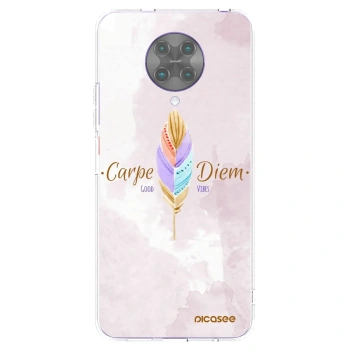 Picasee silikonski prozorni ovitek za Xiaomi Poco F2 Pro - Carpe Diem