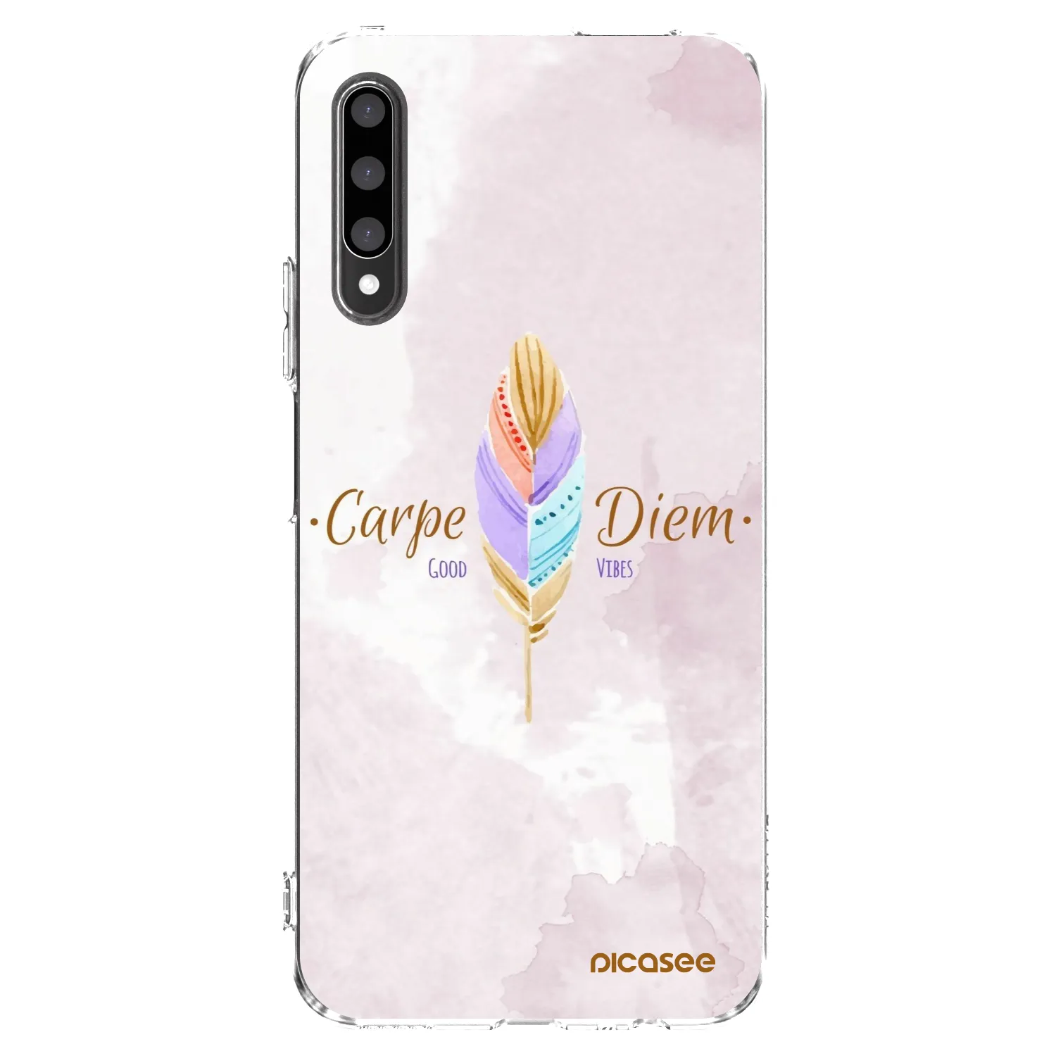 Picasee silikonski prozorni ovitek za Honor 9X Pro - Carpe Diem