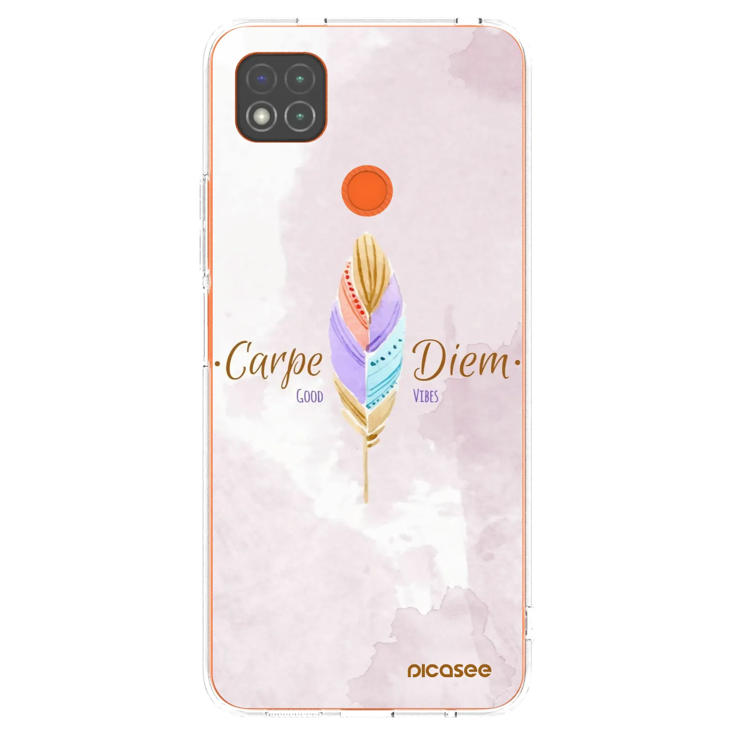 Picasee silikonski prozorni ovitek za Xiaomi Redmi 9C - Carpe Diem