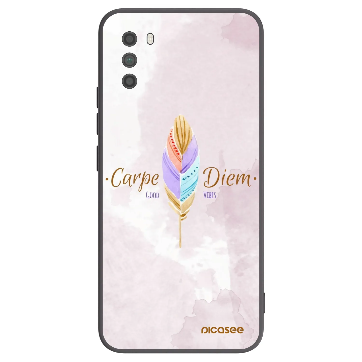Picasee silikonski črni ovitek za Xiaomi Poco M3 - Carpe Diem