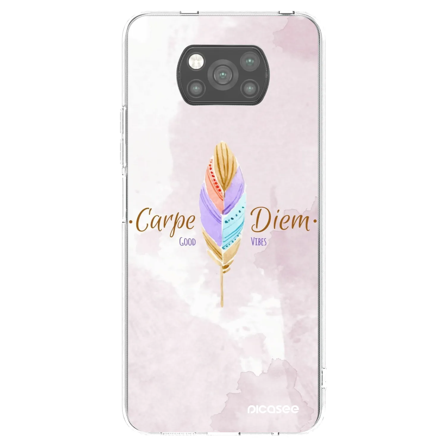 Picasee silikonski črni ovitek za Xiaomi Poco X3 Pro - Carpe Diem