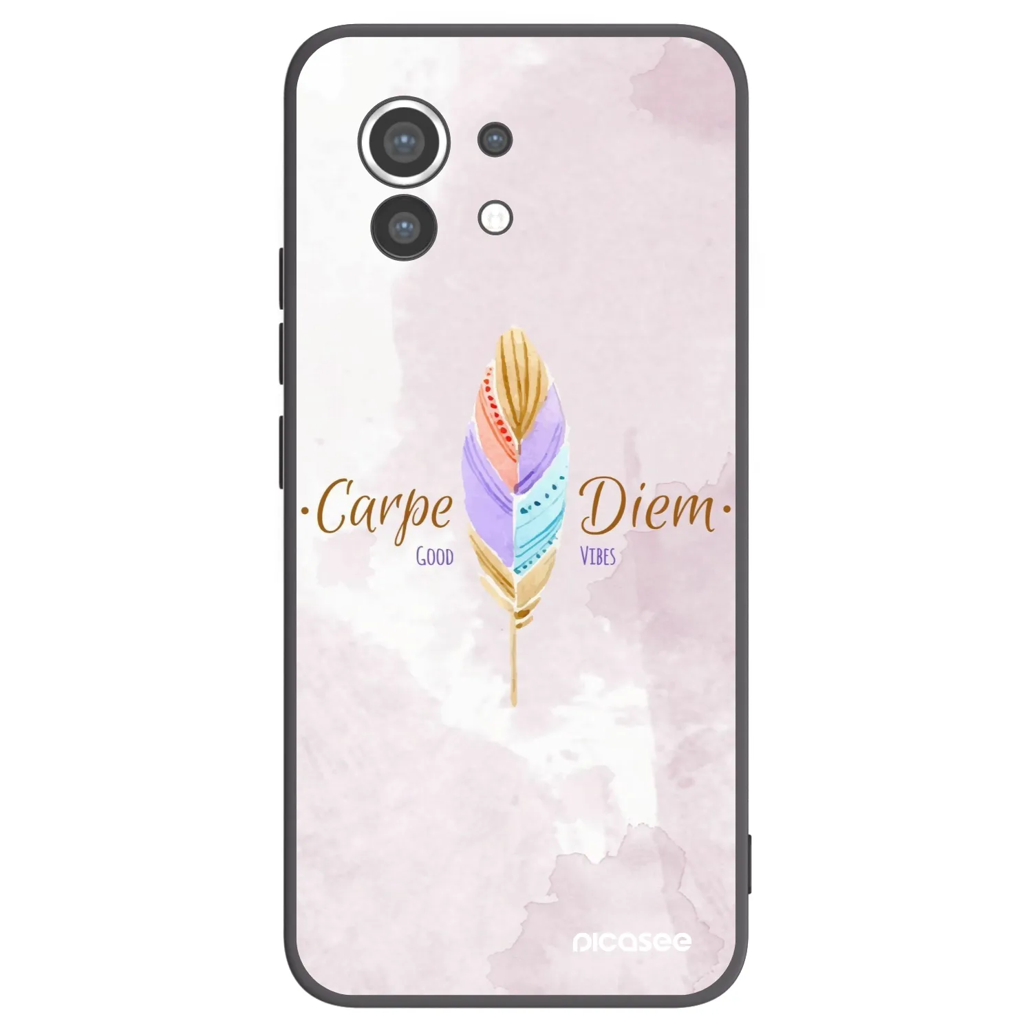 Picasee silikonski črni ovitek za Xiaomi Mi 11 - Carpe Diem