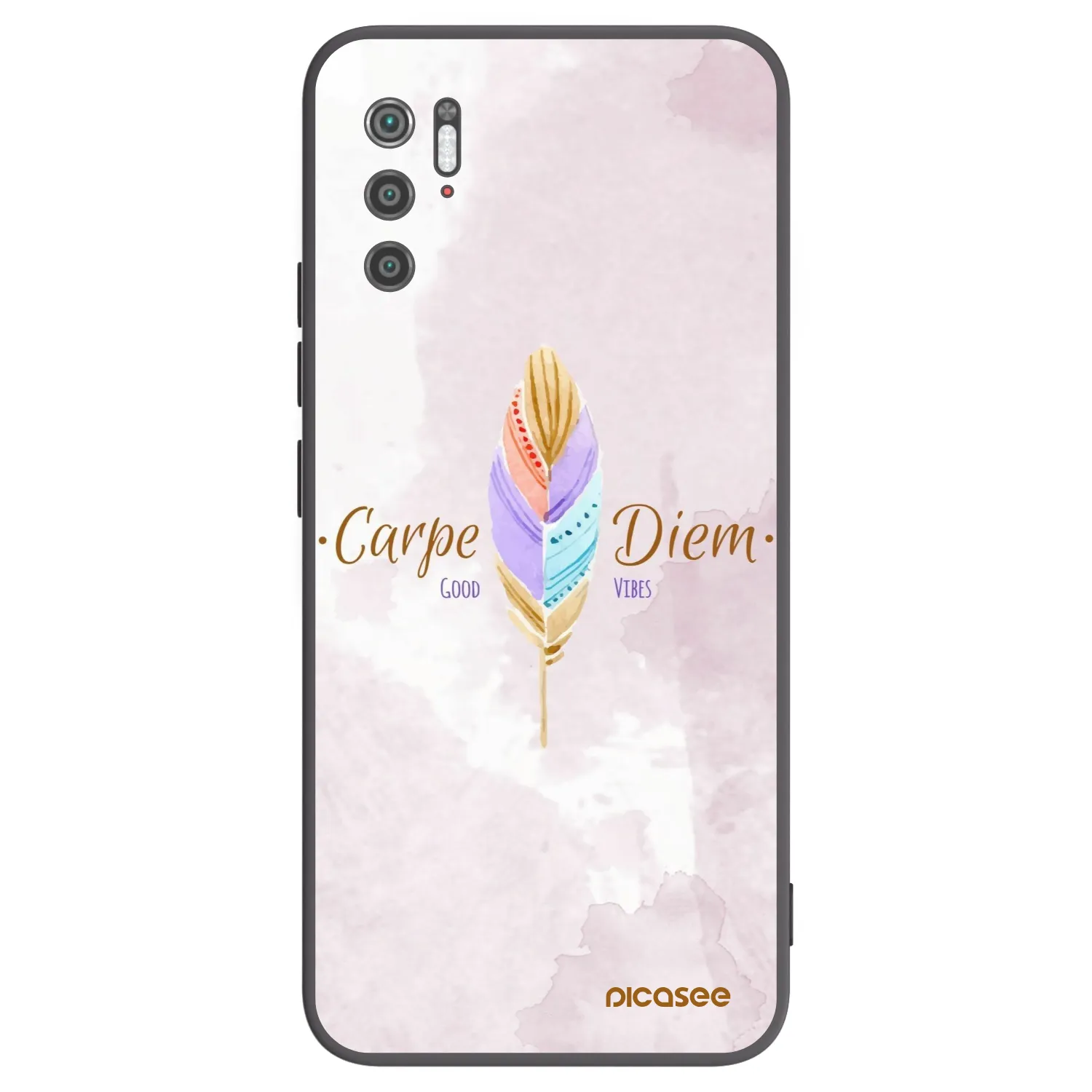 Picasee silikonski črni ovitek za Xiaomi Poco M3 Pro 5G - Carpe Diem