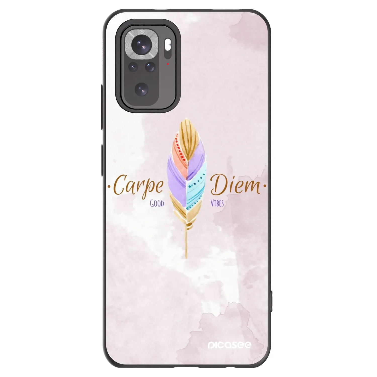 Picasee silikonski črni ovitek za Xiaomi Redmi Note 11S 4G - Carpe Diem