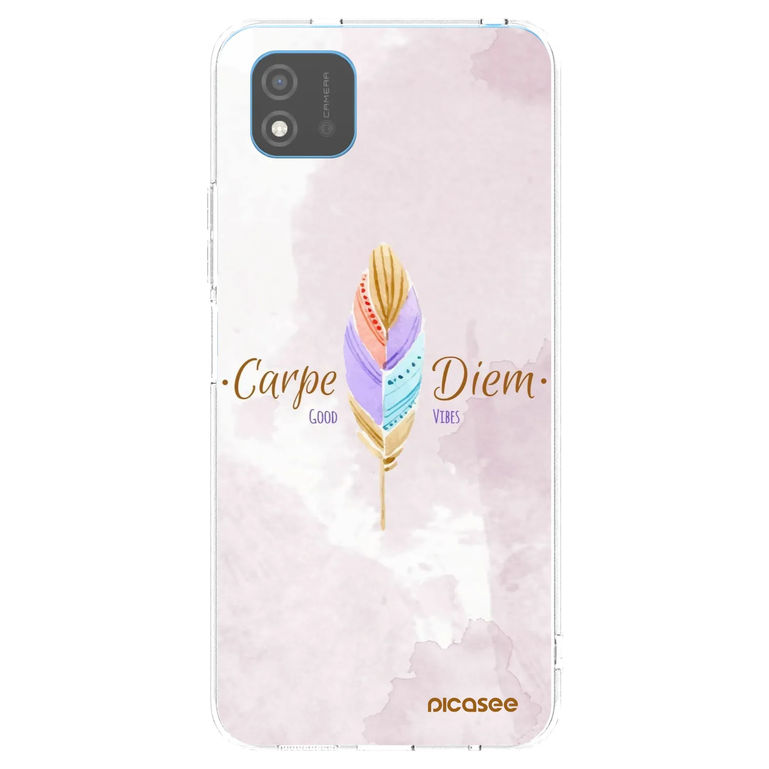 Picasee silikonski prozorni ovitek za Realme C11 (2021) - Carpe Diem