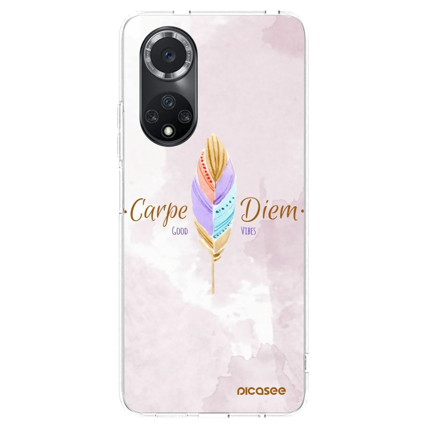 Picasee silikonski prozorni ovitek za Huawei Nova 9 SE - Carpe Diem