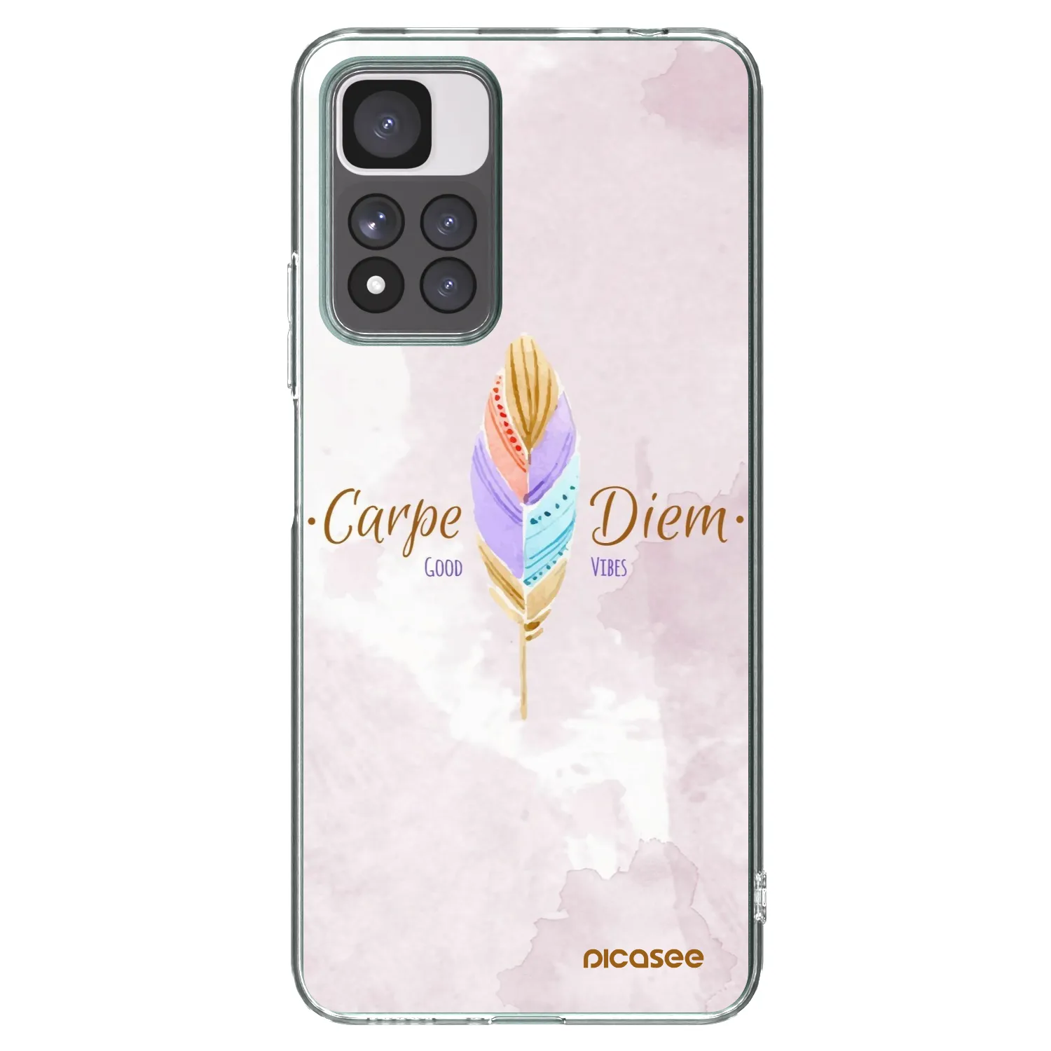 Picasee silikonski prozorni ovitek za Xiaomi Redmi Note 11 Pro+ 5G - Carpe Diem