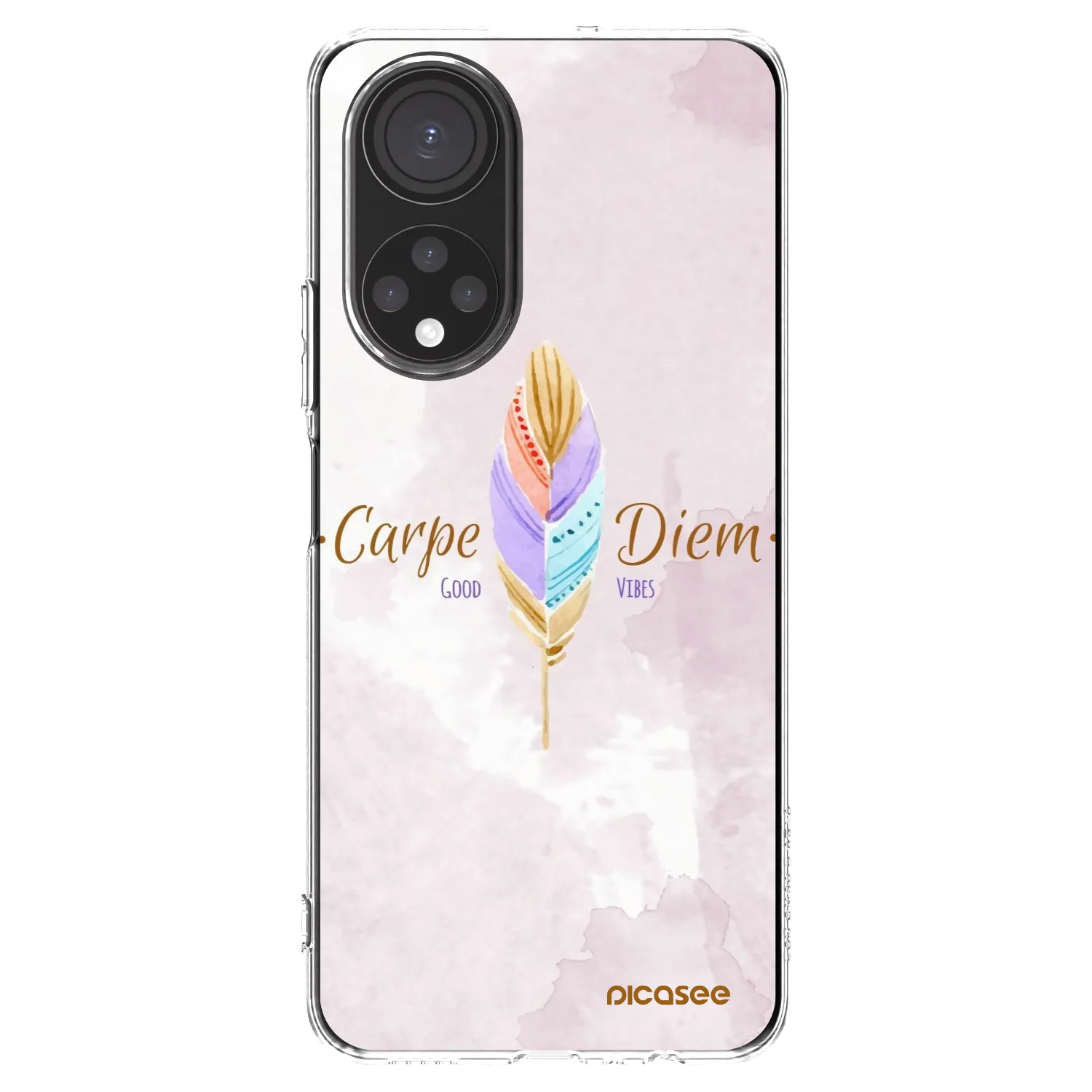 Picasee silikonski prozorni ovitek za Honor X7 - Carpe Diem