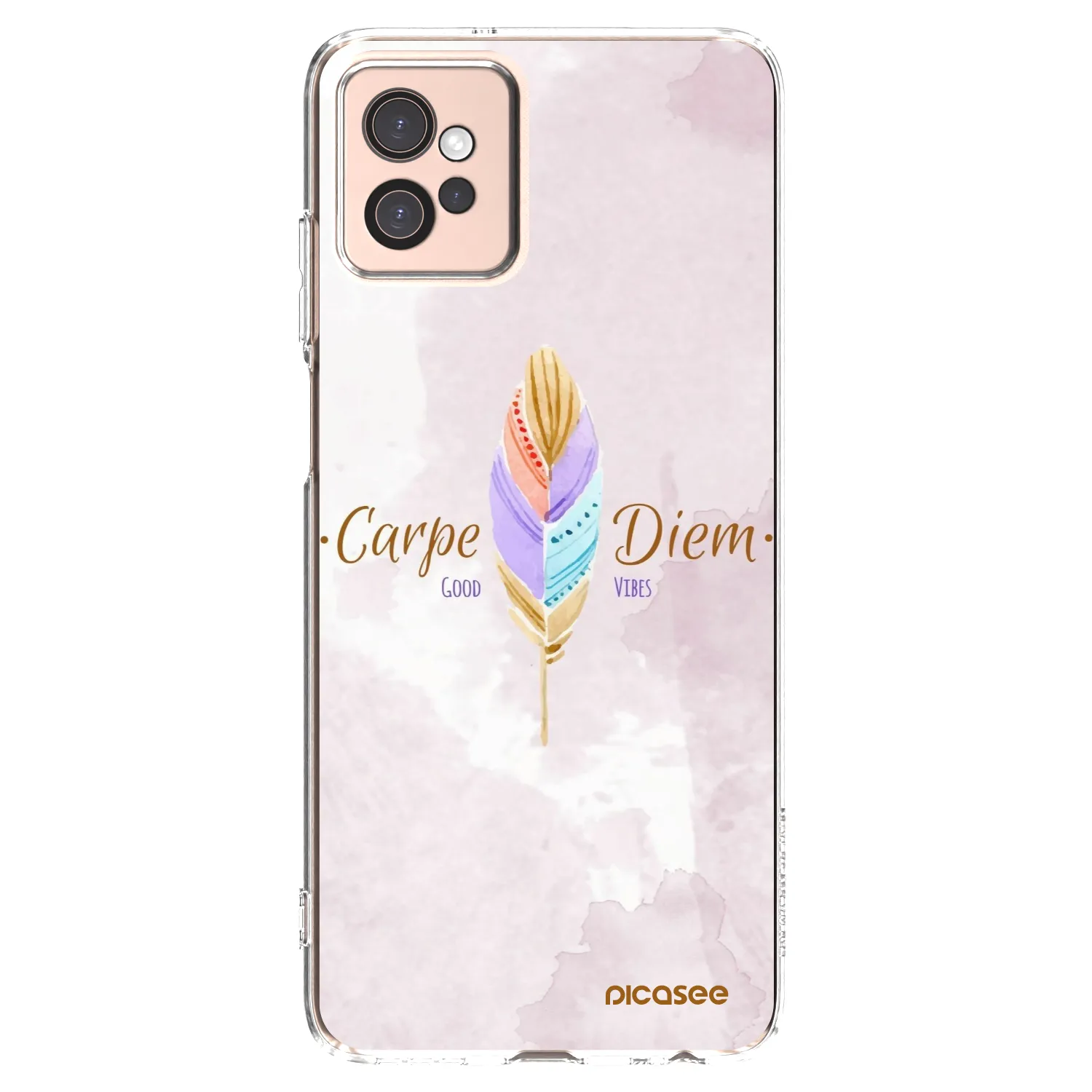 Picasee silikonski prozorni ovitek za Motorola Moto G32 - Carpe Diem