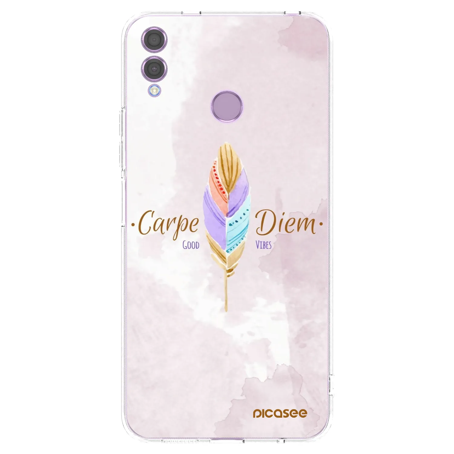Picasee silikonski prozorni ovitek za Honor 8X - Carpe Diem