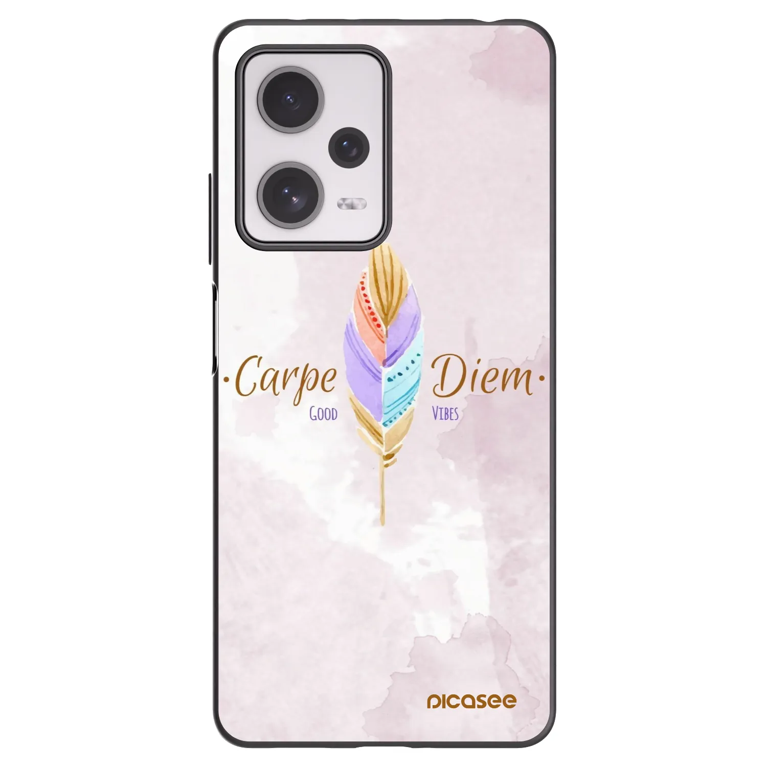 Picasee silikonski črni ovitek za Xiaomi Redmi Note 12 Pro+ 5G - Carpe Diem