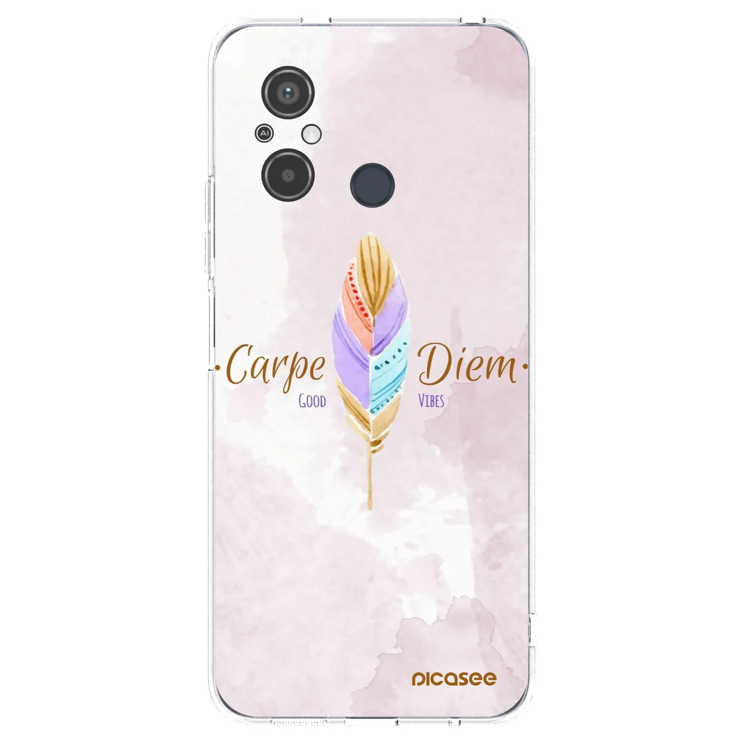 Picasee silikonski prozorni ovitek za Xiaomi Redmi 12C - Carpe Diem