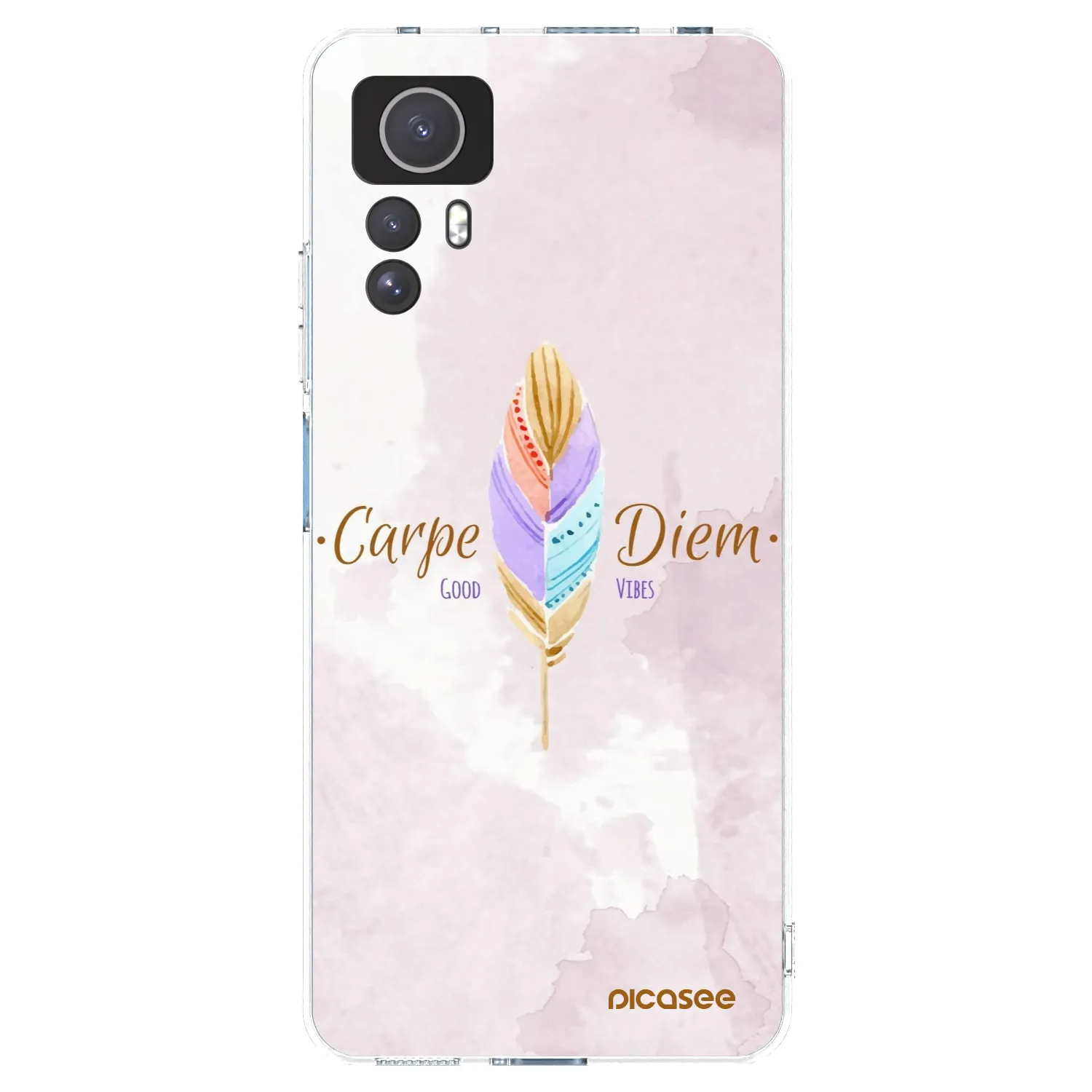 Picasee silikonski prozorni ovitek za Xiaomi Redmi Note 12S - Carpe Diem