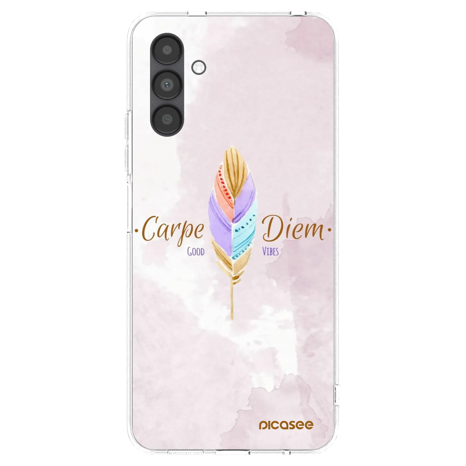 Picasee silikonski prozorni ovitek za Samsung Galaxy A04s A047F - Carpe Diem