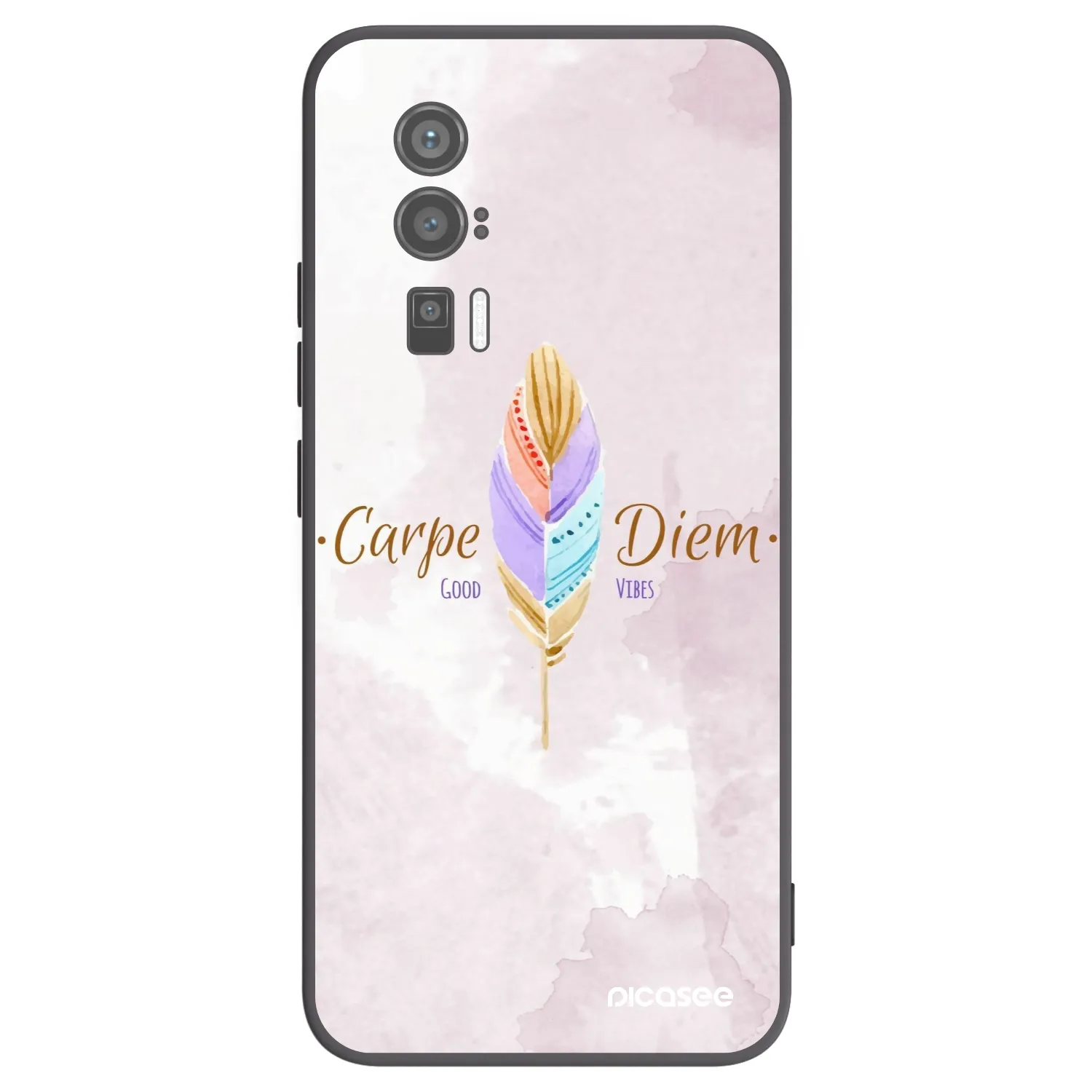Picasee silikonski črni ovitek za Xiaomi Poco F5 Pro 5G - Carpe Diem