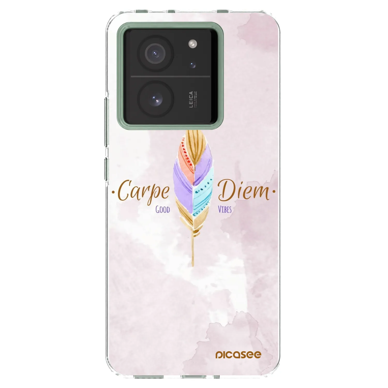 Picasee silikonski prozorni ovitek za Xiaomi 13T - Carpe Diem