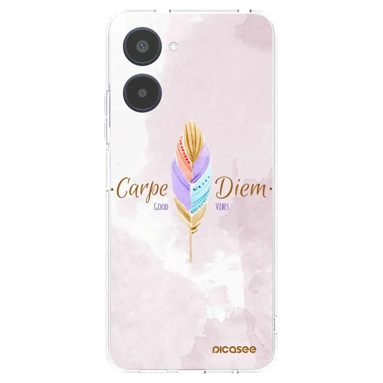 Picasee silikonski prozorni ovitek za Realme 10 4G - Carpe Diem