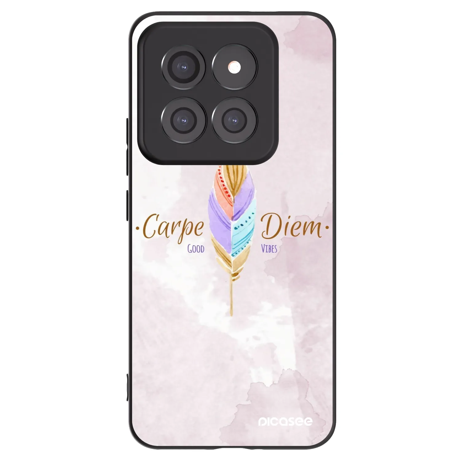 Picasee silikonski črni ovitek za Xiaomi 14 Pro - Carpe Diem