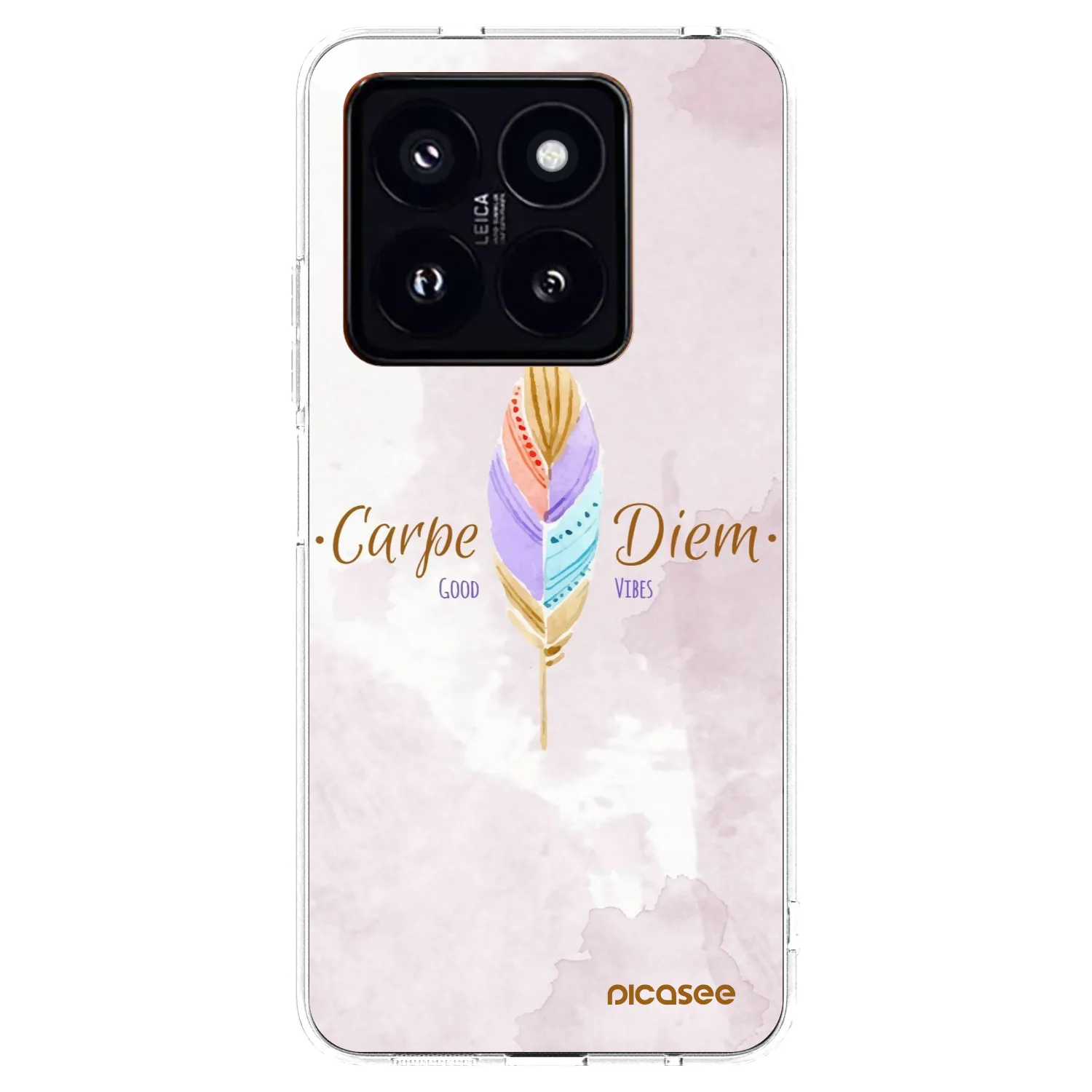 Picasee silikonski prozorni ovitek za Xiaomi 14 Pro - Carpe Diem