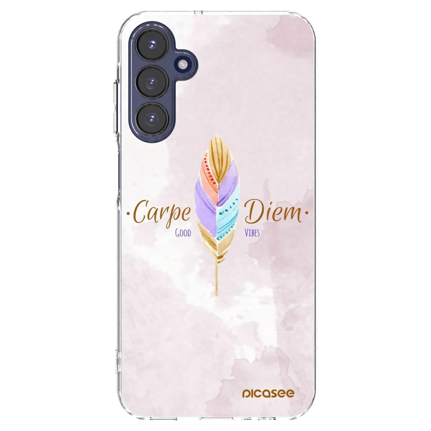 Picasee silikonski prozorni ovitek za Samsung Galaxy A15 A155F 4G - Carpe Diem