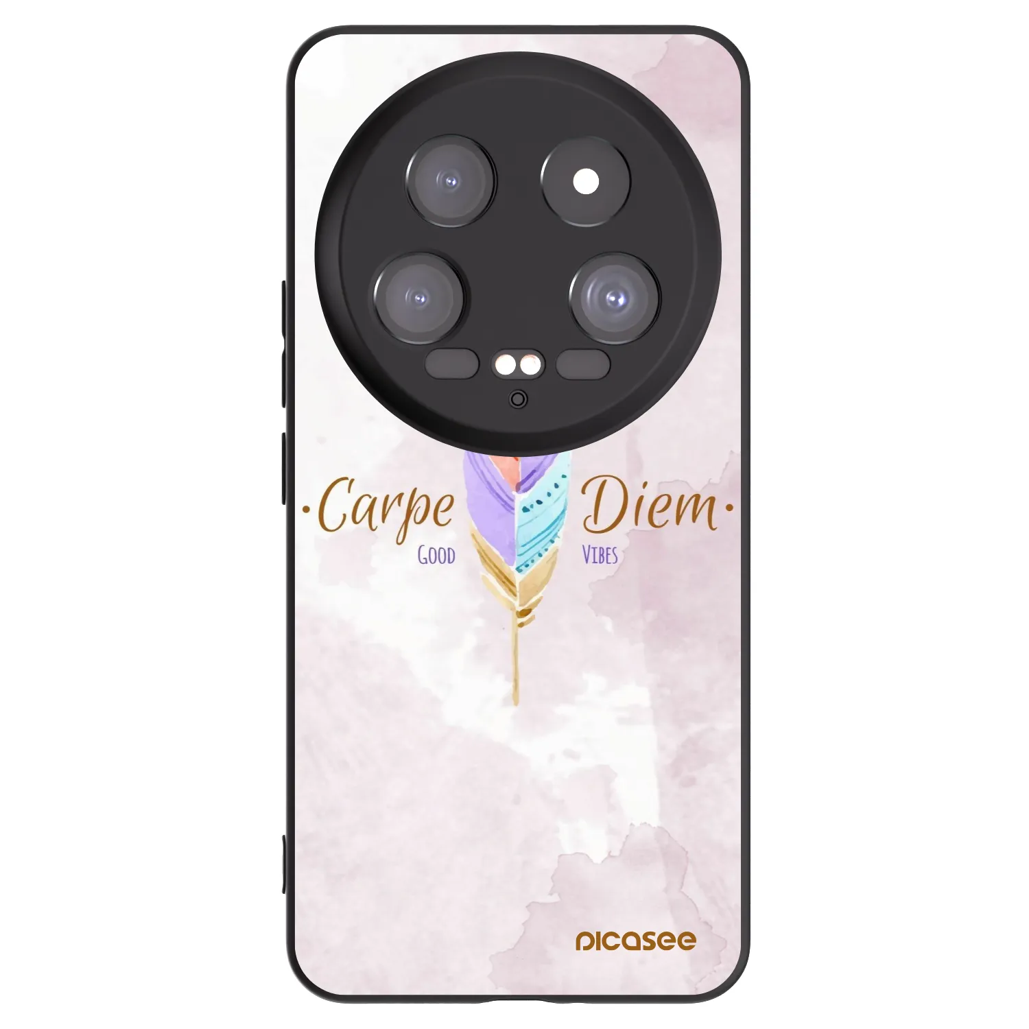 Picasee silikonski črni ovitek za Xiaomi 14 Ultra - Carpe Diem