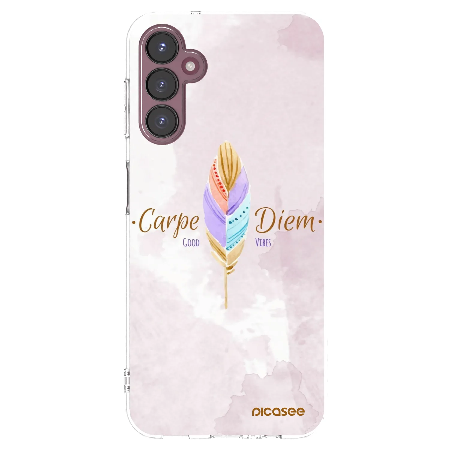 Picasee silikonski prozorni ovitek za Samsung Galaxy A05s A057G - Carpe Diem