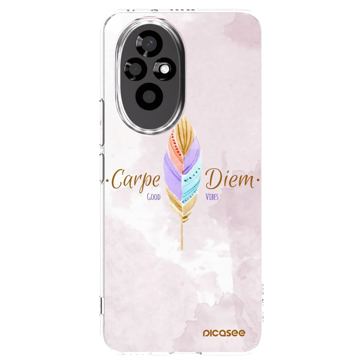 Picasee silikonski prozorni ovitek za Honor 200 5G - Carpe Diem