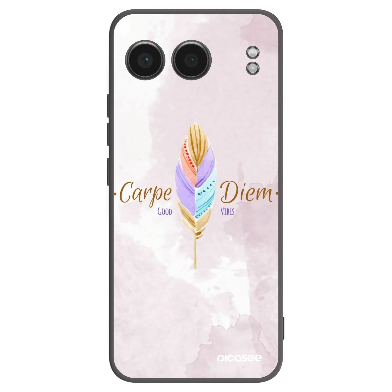 Picasee silikonski črni ovitek za OnePlus Nord 4 - Carpe Diem