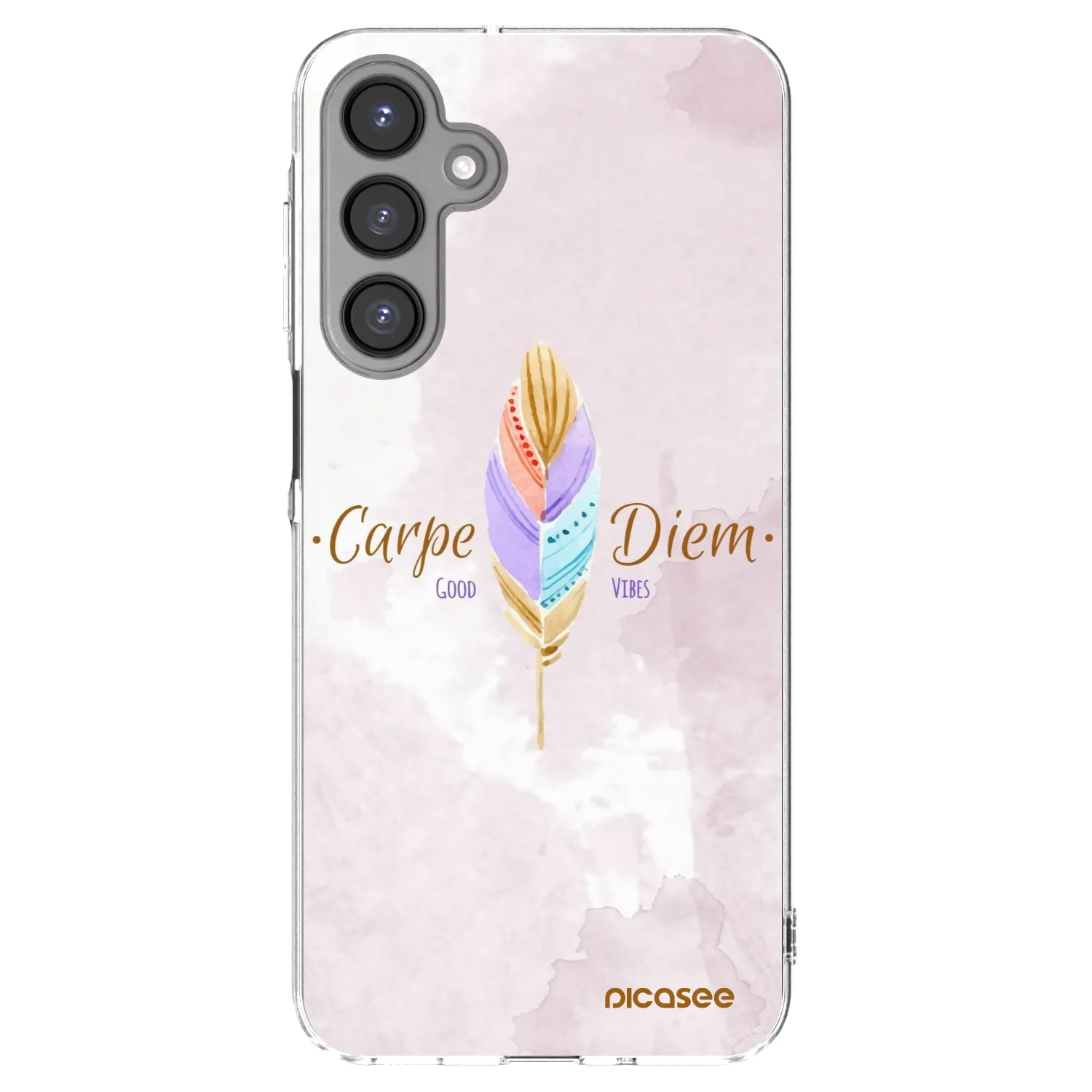 Picasee silikonski prozorni ovitek za Samsung Galaxy A16 5G - Carpe Diem