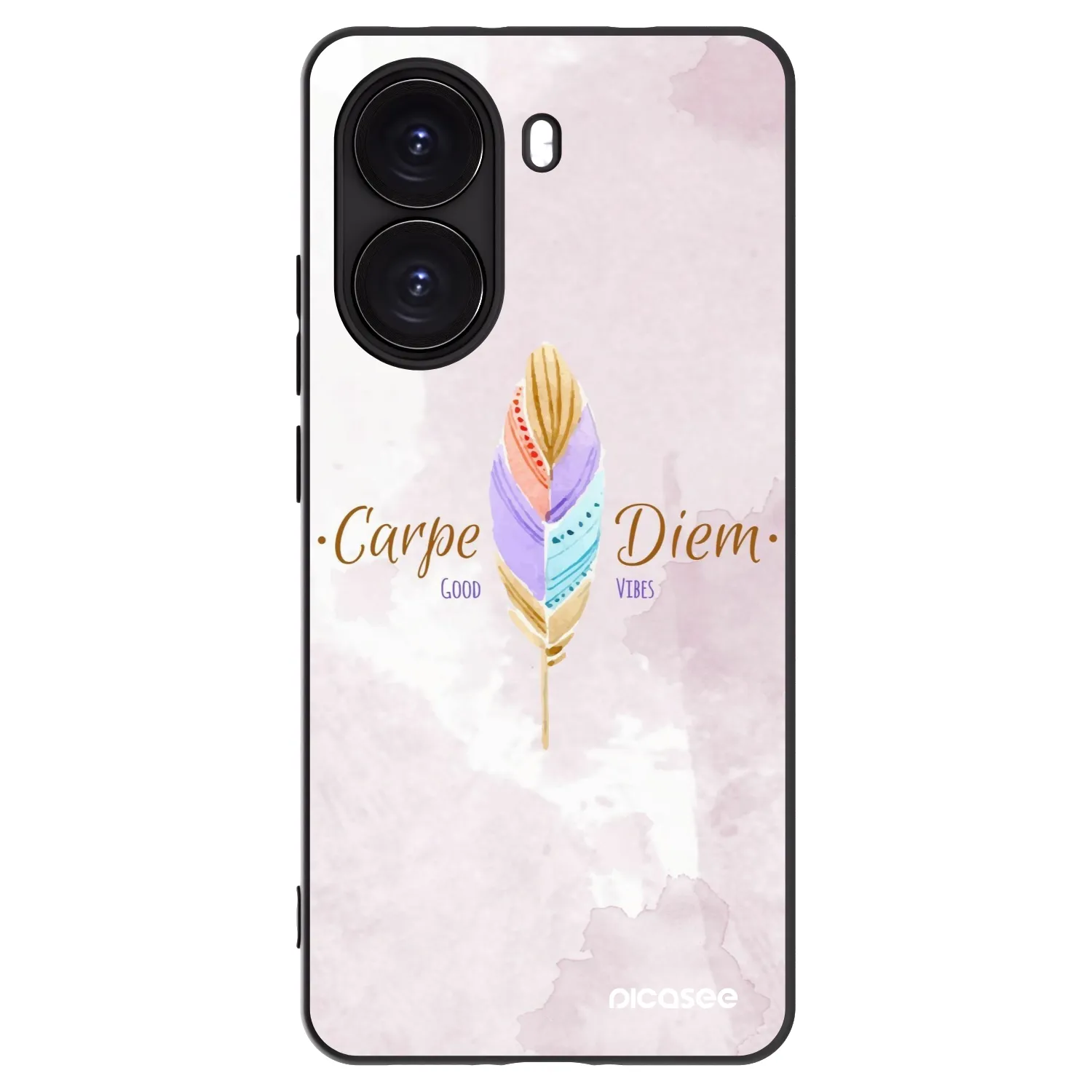 Picasee silikonski črni ovitek za Xiaomi Poco X7 Pro 5G - Carpe Diem