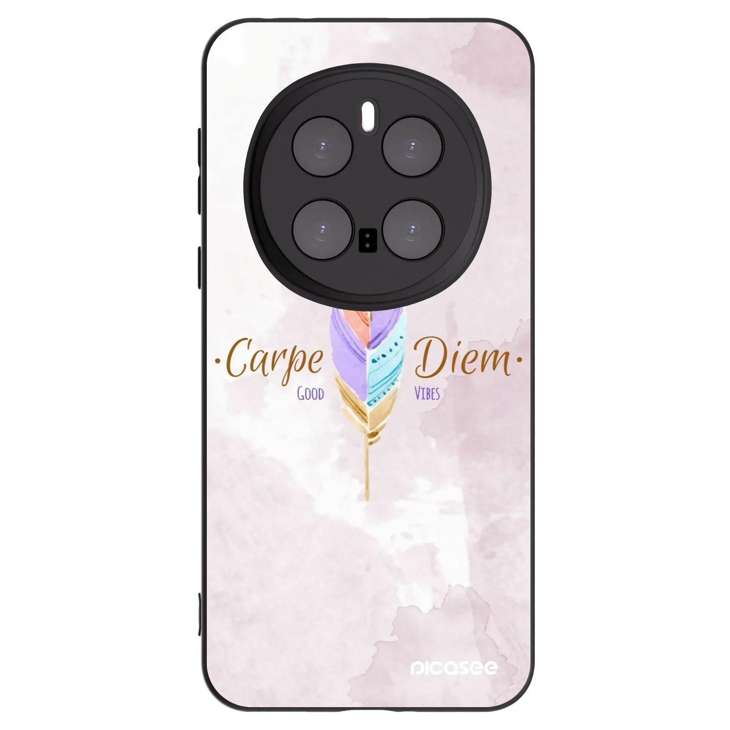 Picasee silikonski črni ovitek za Honor Magic7 Pro 5G - Carpe Diem