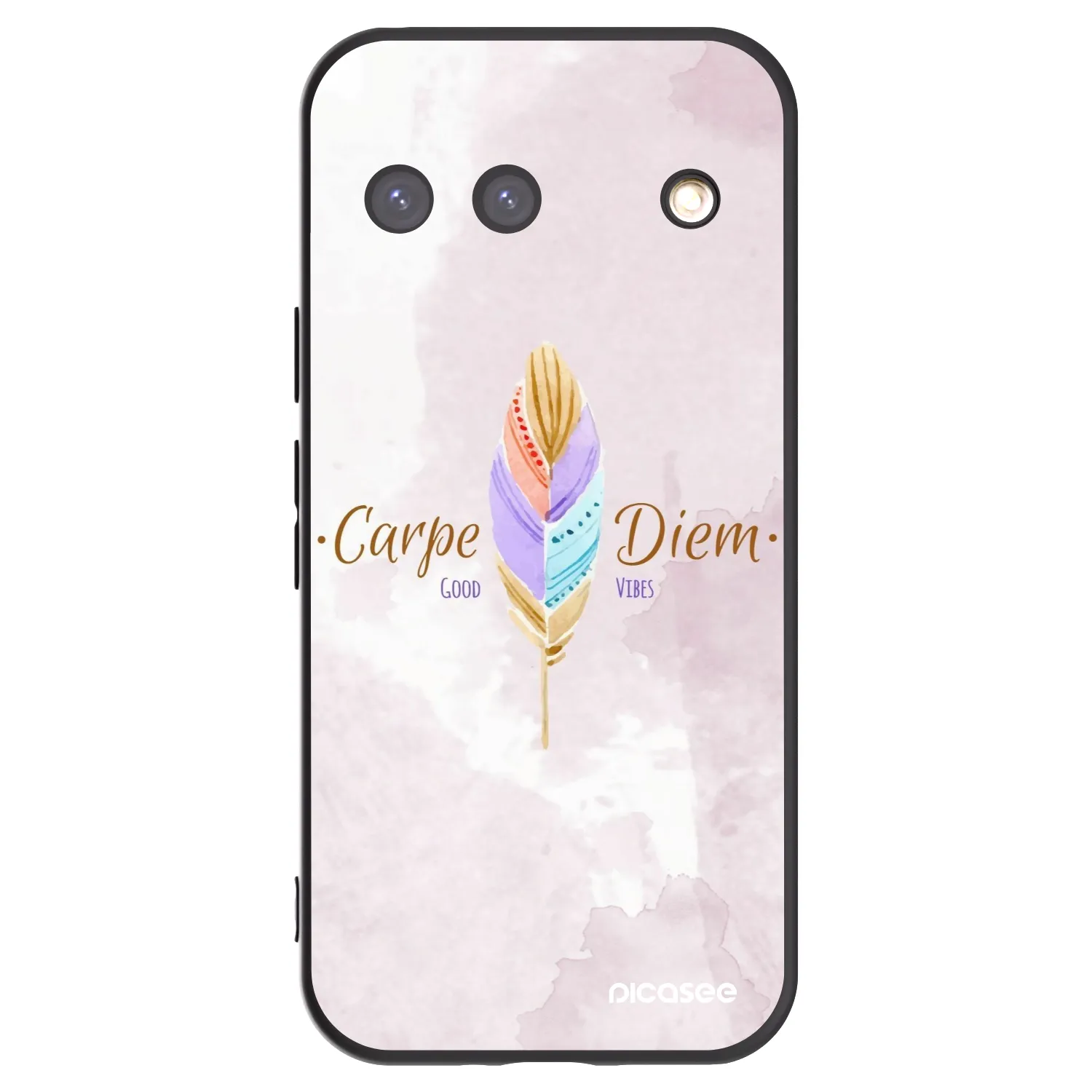 Picasee silikonski črni ovitek za Google Pixel 9 - Carpe Diem