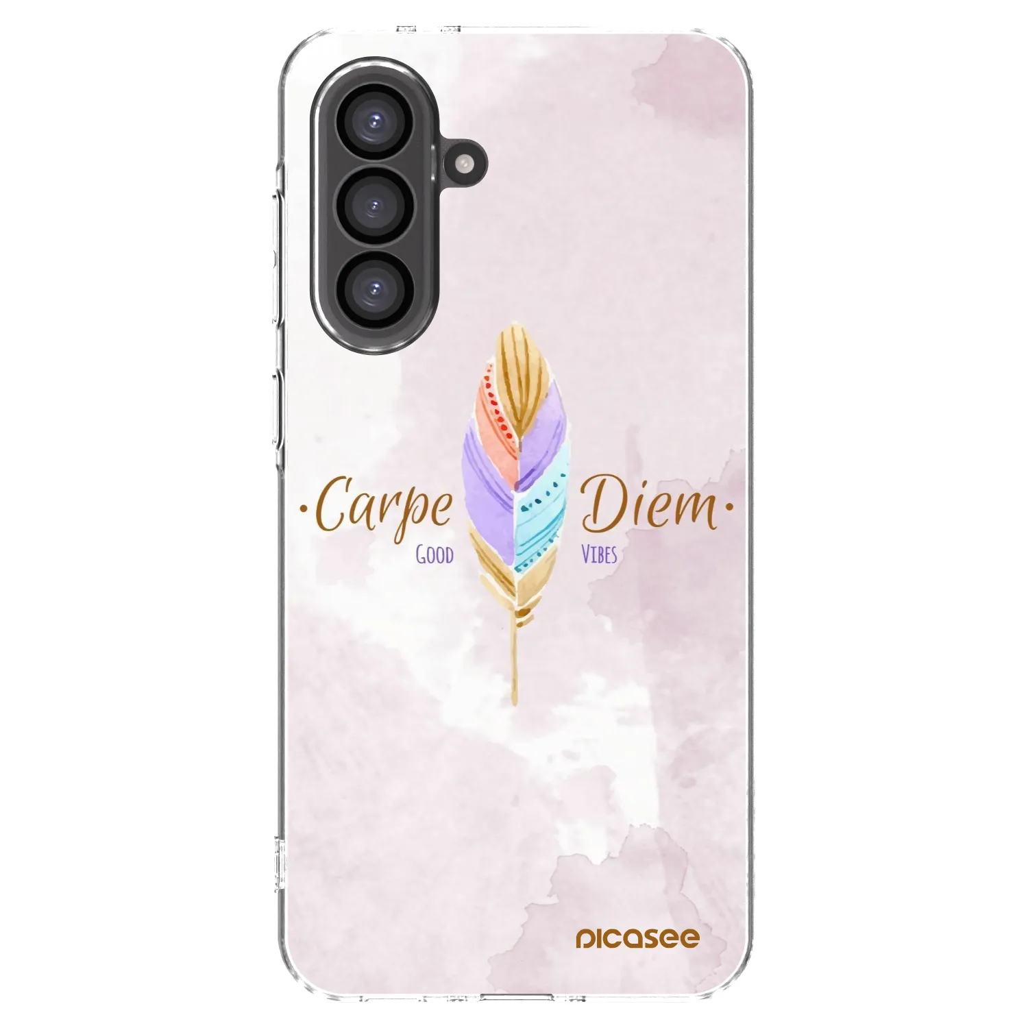 Picasee silikonski prozorni ovitek za Samsung Galaxy A56 5G A566B - Carpe Diem