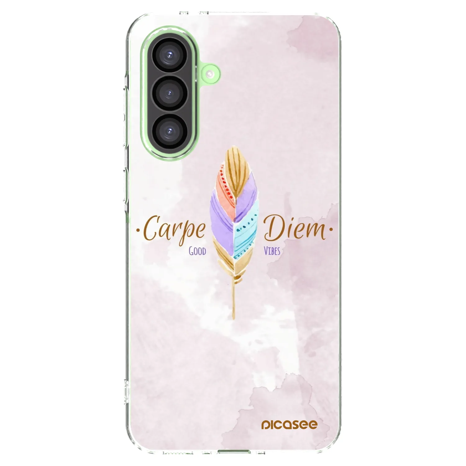 Picasee silikonski prozorni ovitek za Samsung Galaxy A26 5G A266B - Carpe Diem