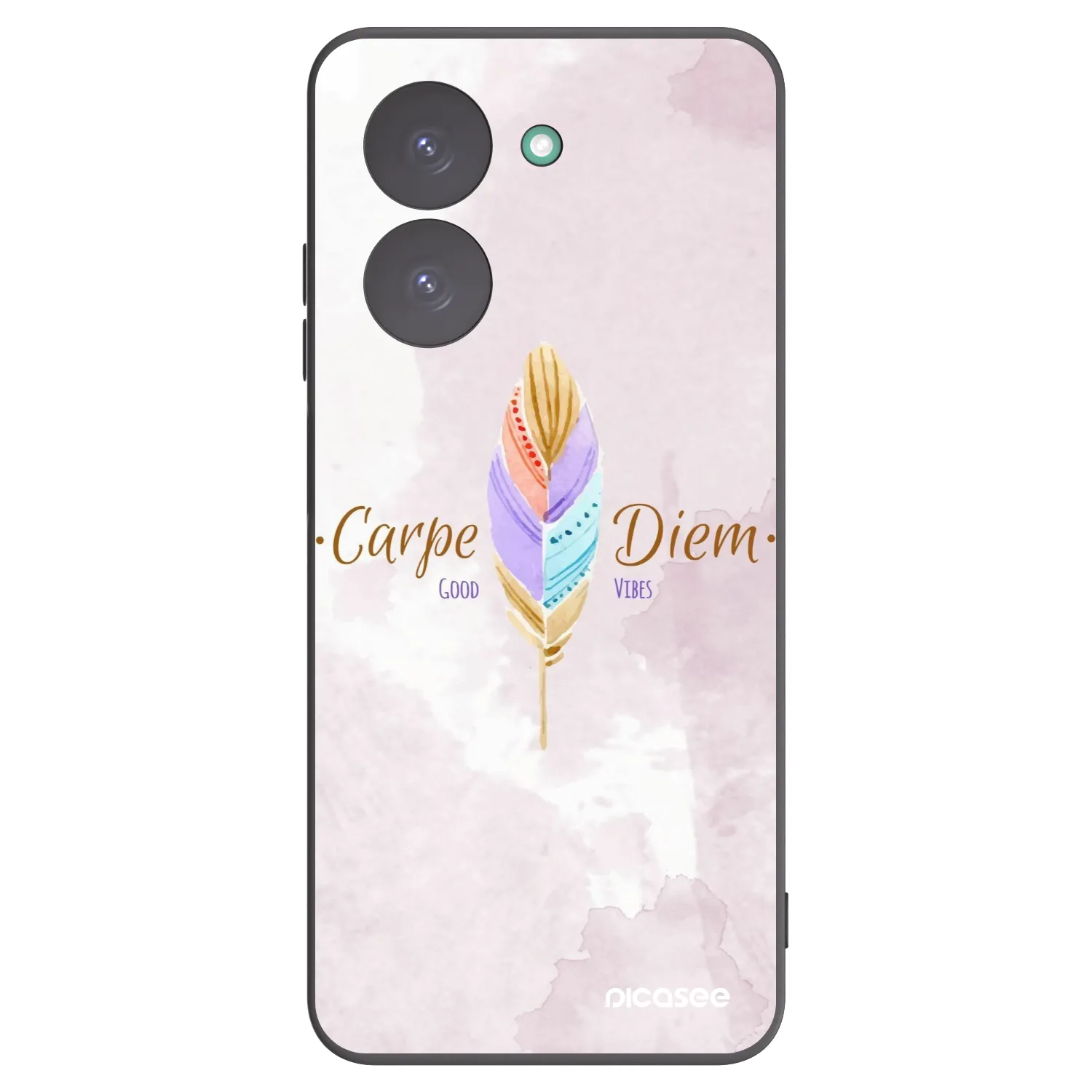 Picasee silikonski črni ovitek za Xiaomi Redmi A5 - Carpe Diem