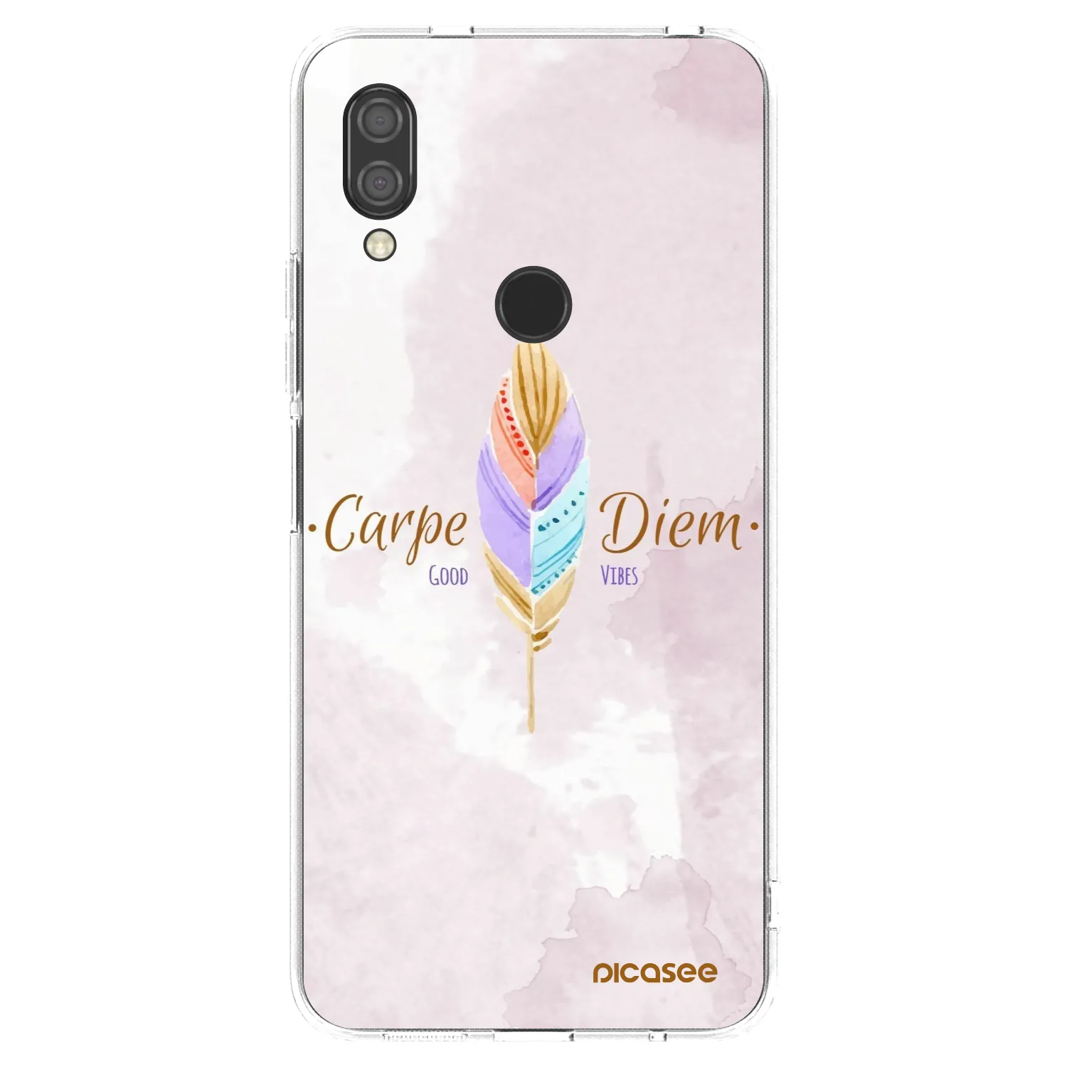 Picasee silikonski prozorni ovitek za Xiaomi Redmi 7 - Carpe Diem
