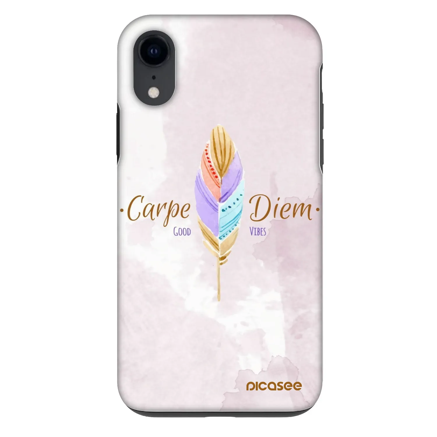 Picasee Fashion Case za Apple iPhone XR - Carpe Diem