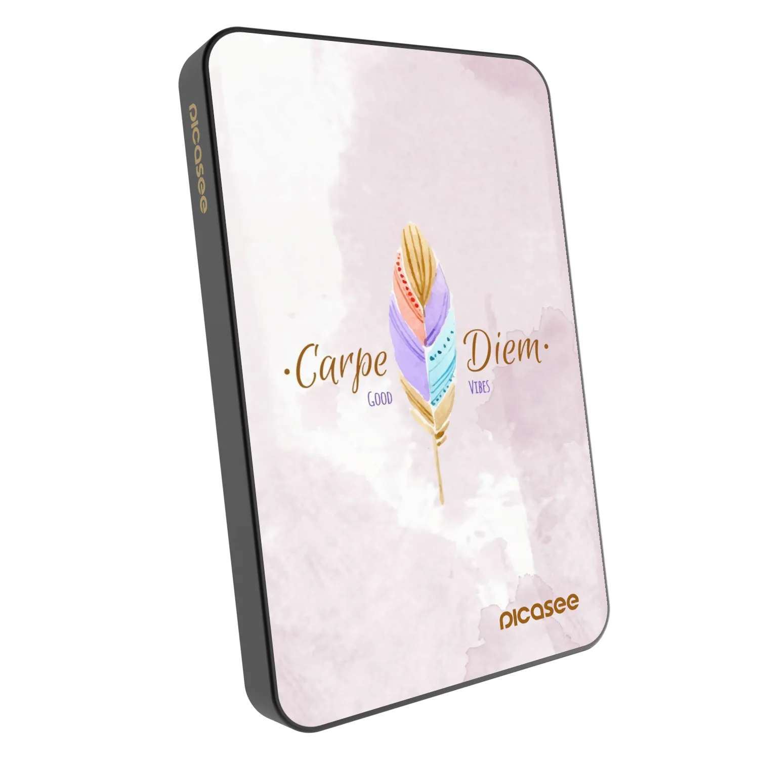 Picasee Prenosna baterija z MagSafe 5 000 mAh Siva - Carpe Diem