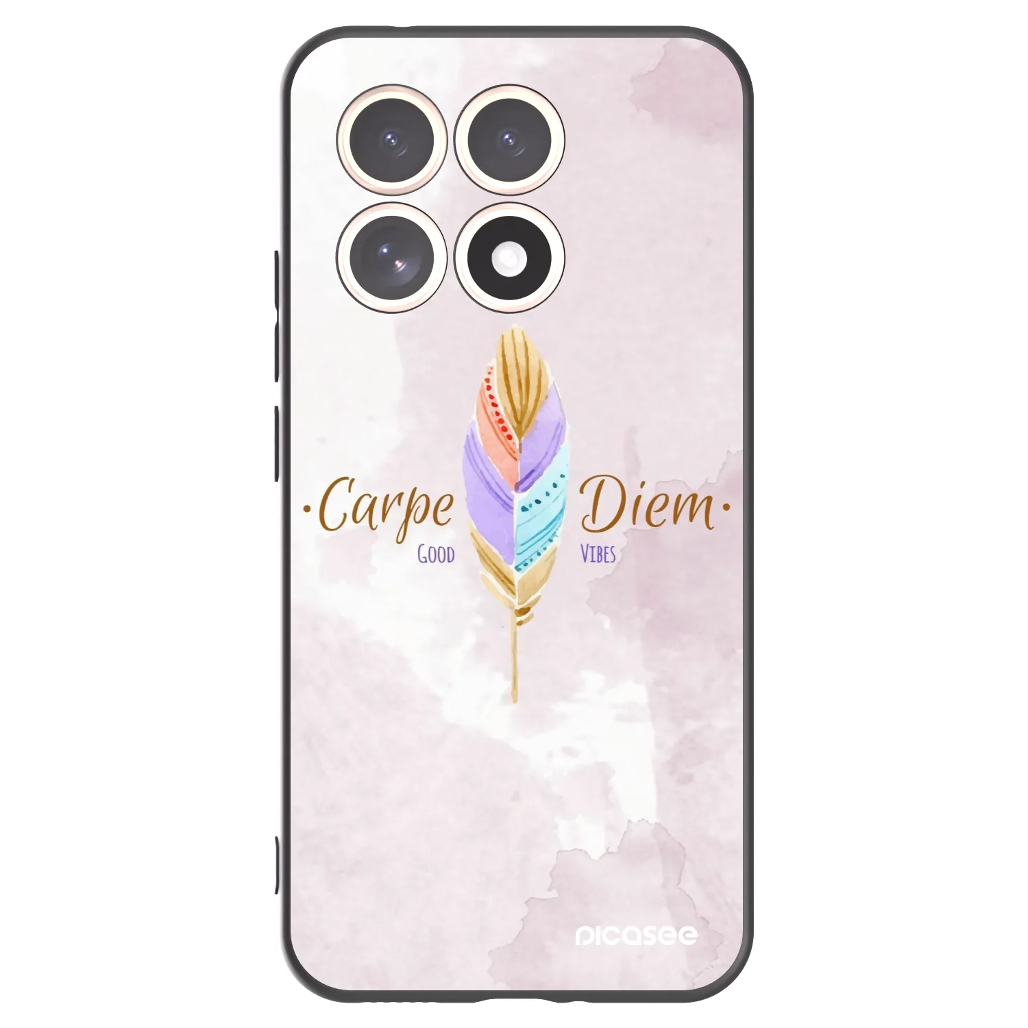 Picasee silikonski črni ovitek za Xiaomi 15T - Carpe Diem