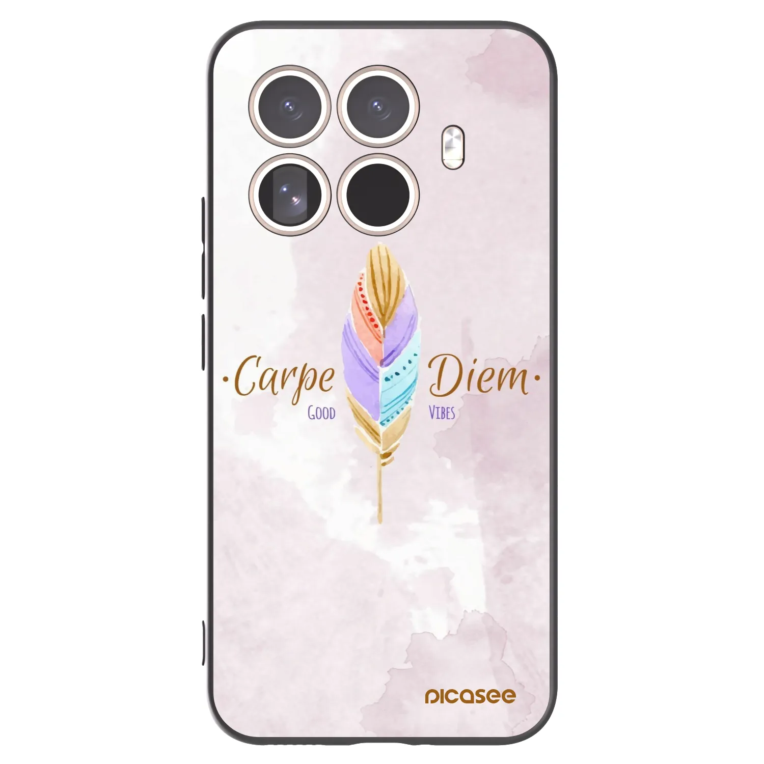 Picasee silikonski črni ovitek za Xiaomi 15T Pro - Carpe Diem