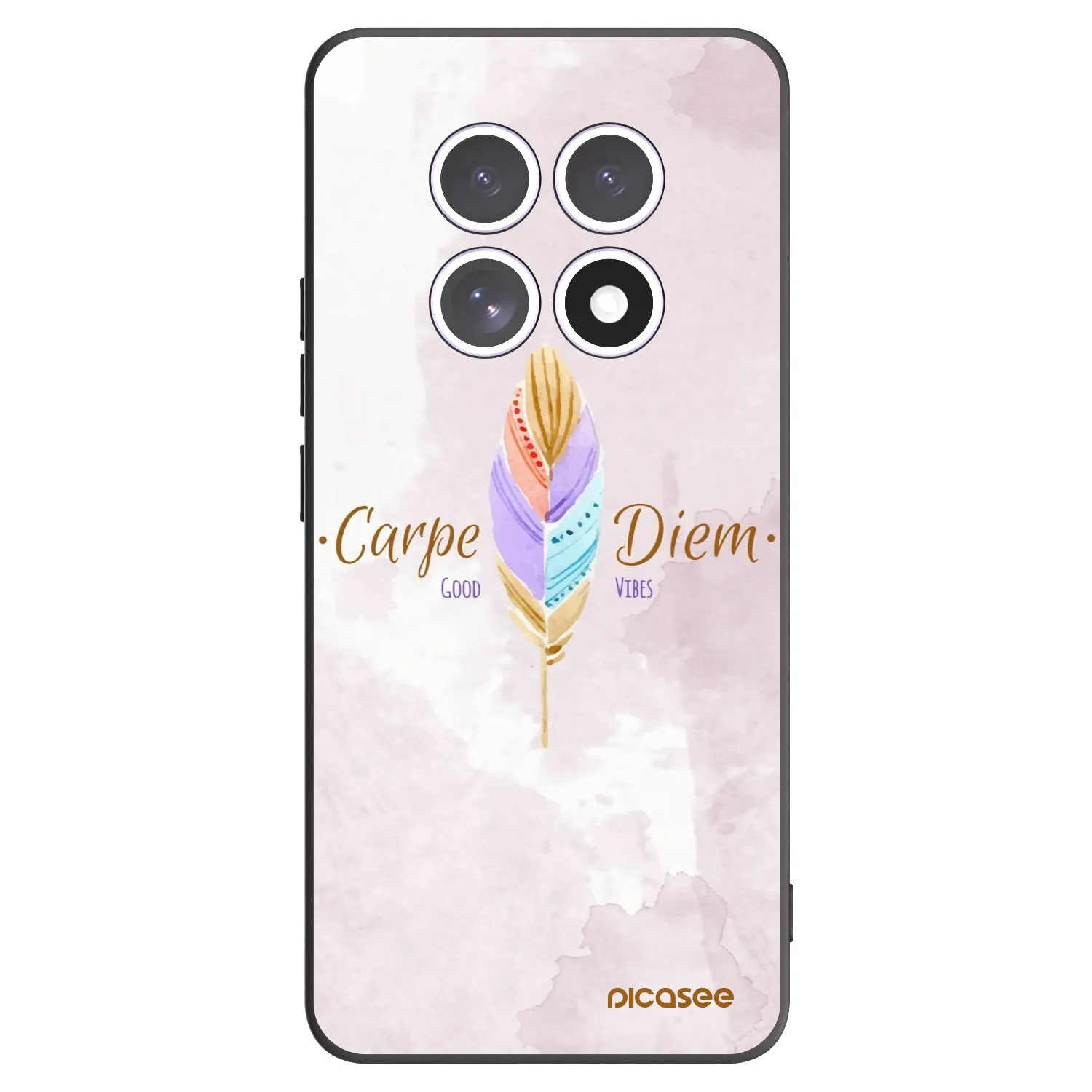Picasee silikonski črni ovitek za Xiaomi Redmi Note 15 - Carpe Diem