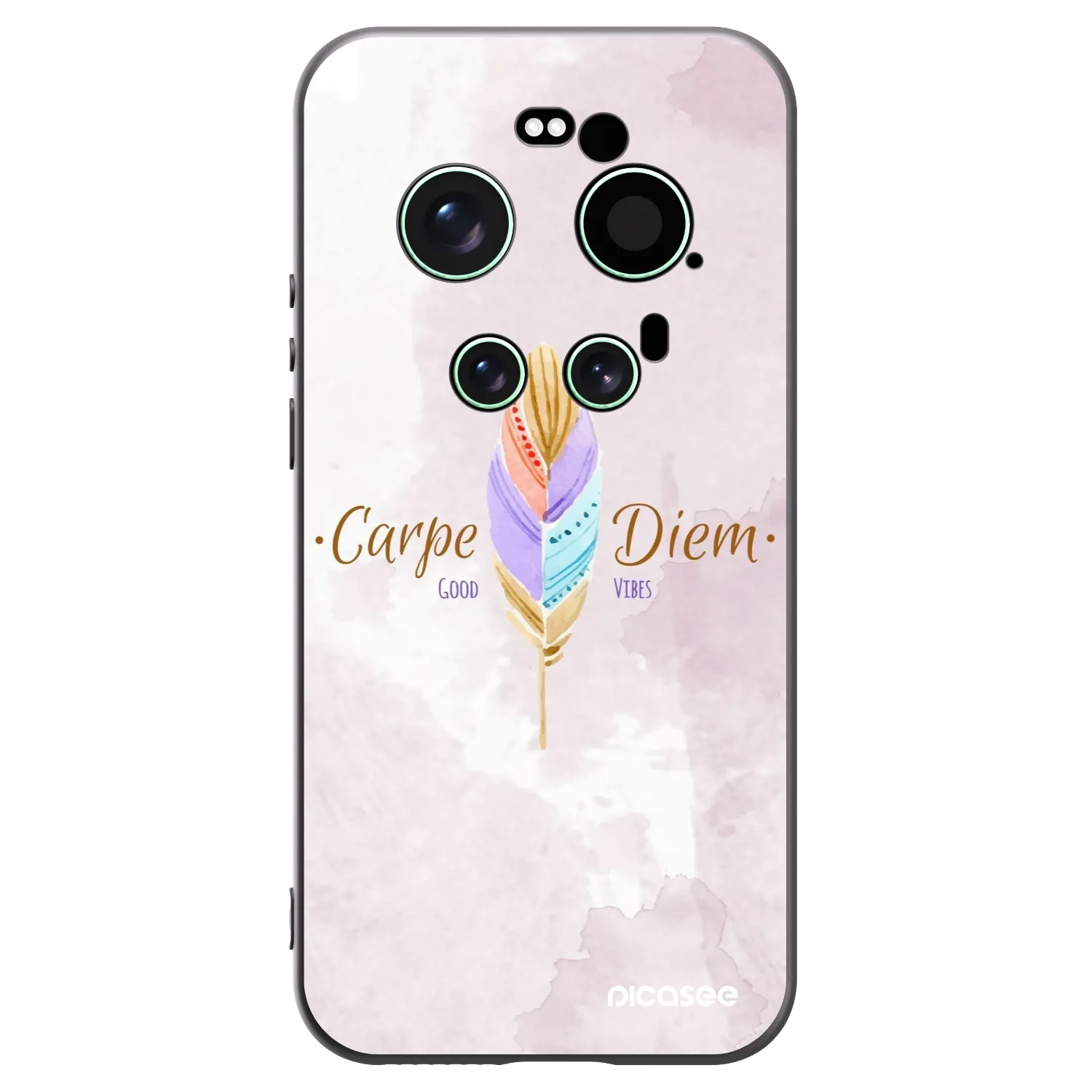 Picasee silikonski črni ovitek za Xiaomi 17 Ultra - Carpe Diem