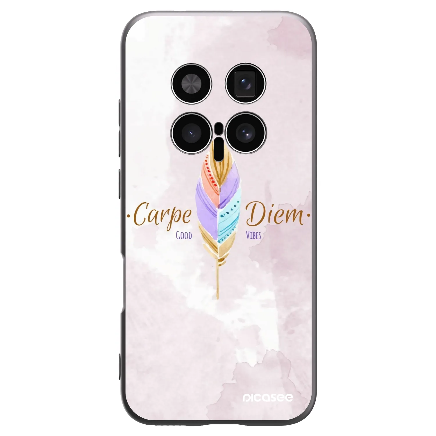 Picasee silikonski črni ovitek za Honor Magic8 Pro 5G - Carpe Diem