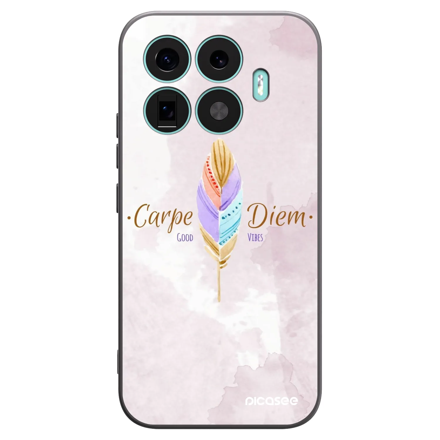 Picasee silikonski črni ovitek za Xiaomi 17T - Carpe Diem