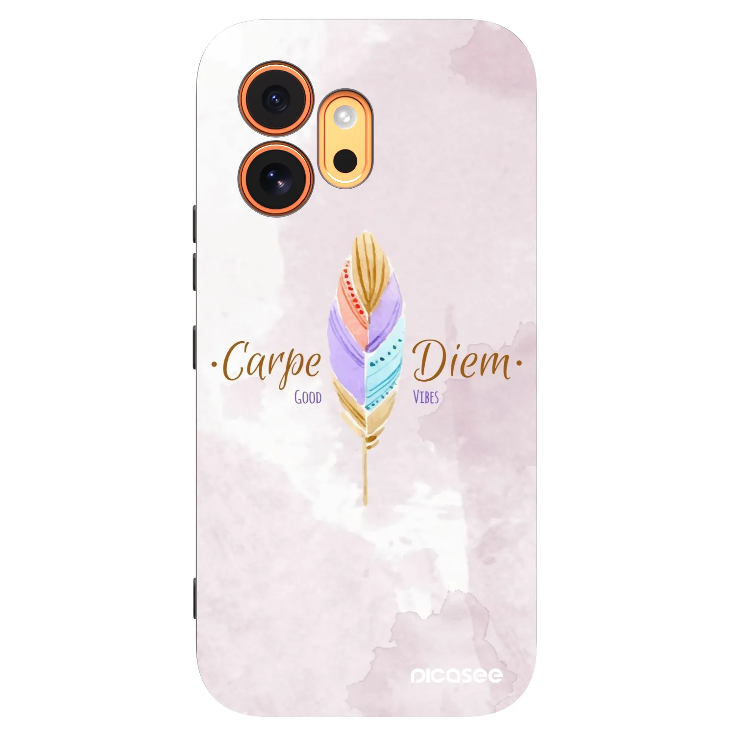 Picasee silikonski črni ovitek za Honor 600 - Carpe Diem