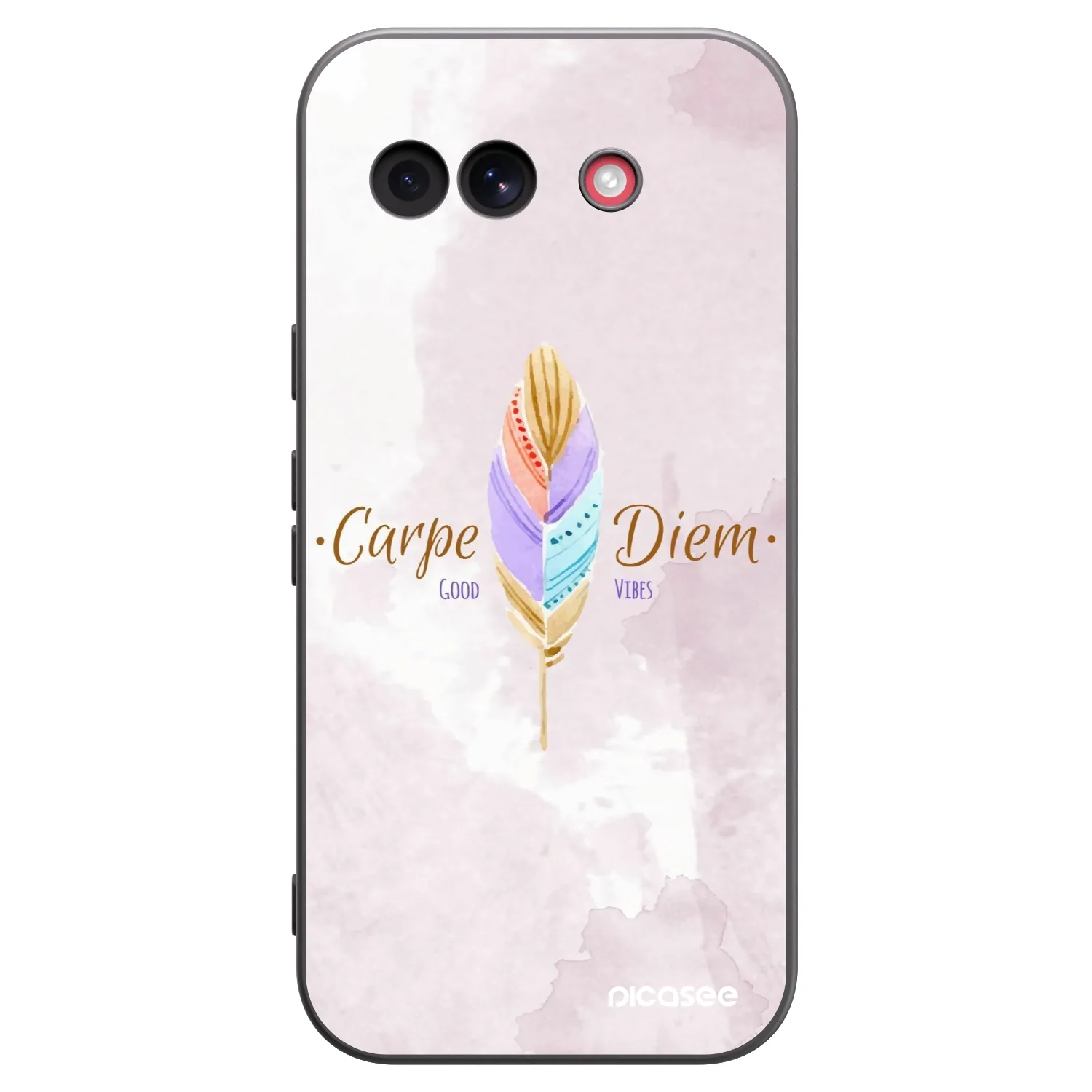 Picasee silikonski črni ovitek za Google Pixel 10a - Carpe Diem