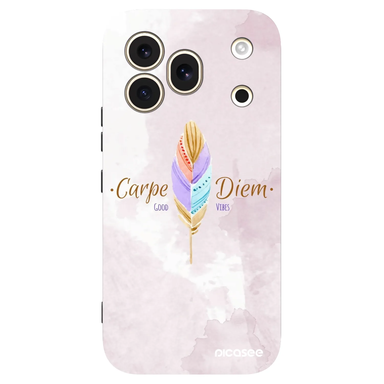 Picasee silikonski črni ovitek za Honor 600 Pro - Carpe Diem