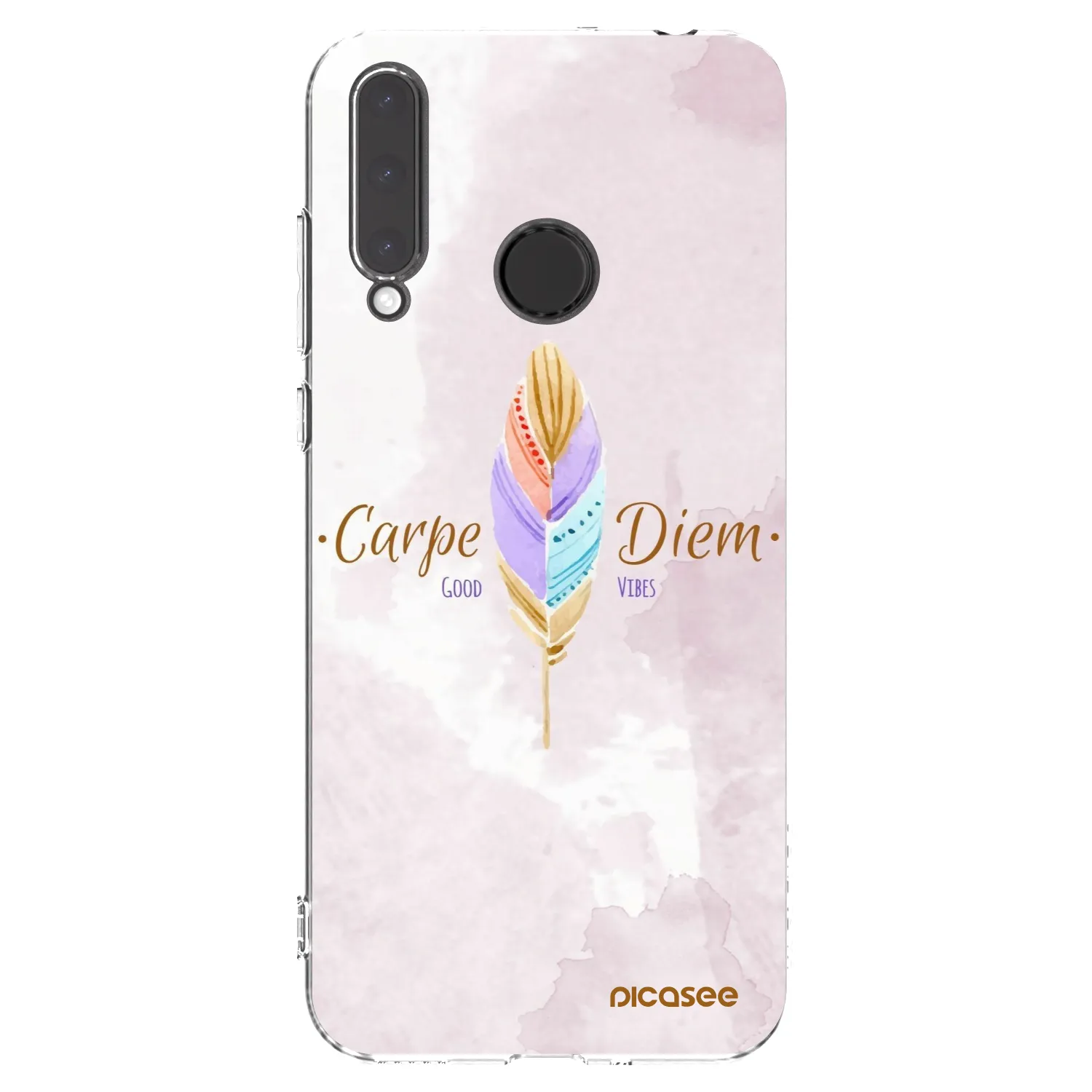 Picasee silikonski prozorni ovitek za Honor 20 Lite - Carpe Diem