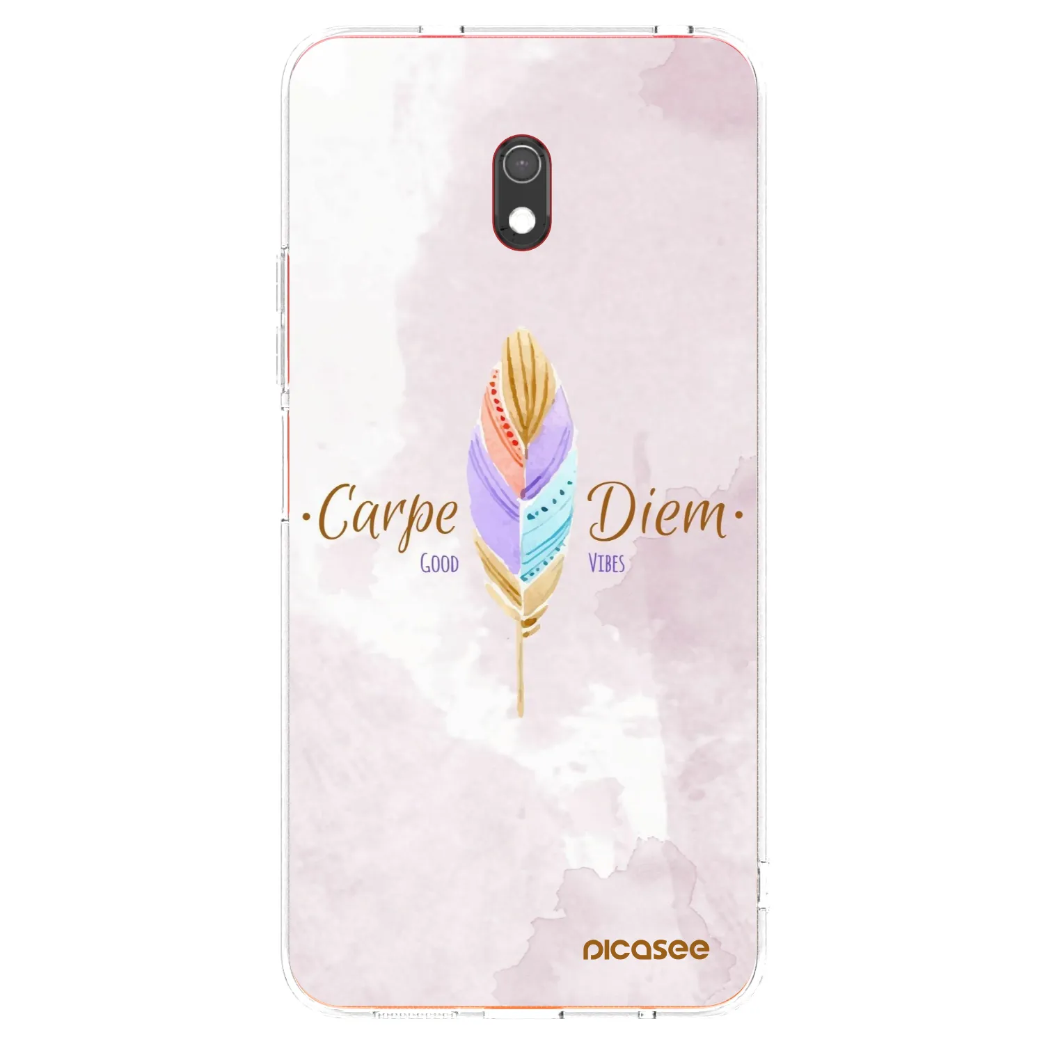 Picasee silikonski prozorni ovitek za Xiaomi Redmi 8A - Carpe Diem