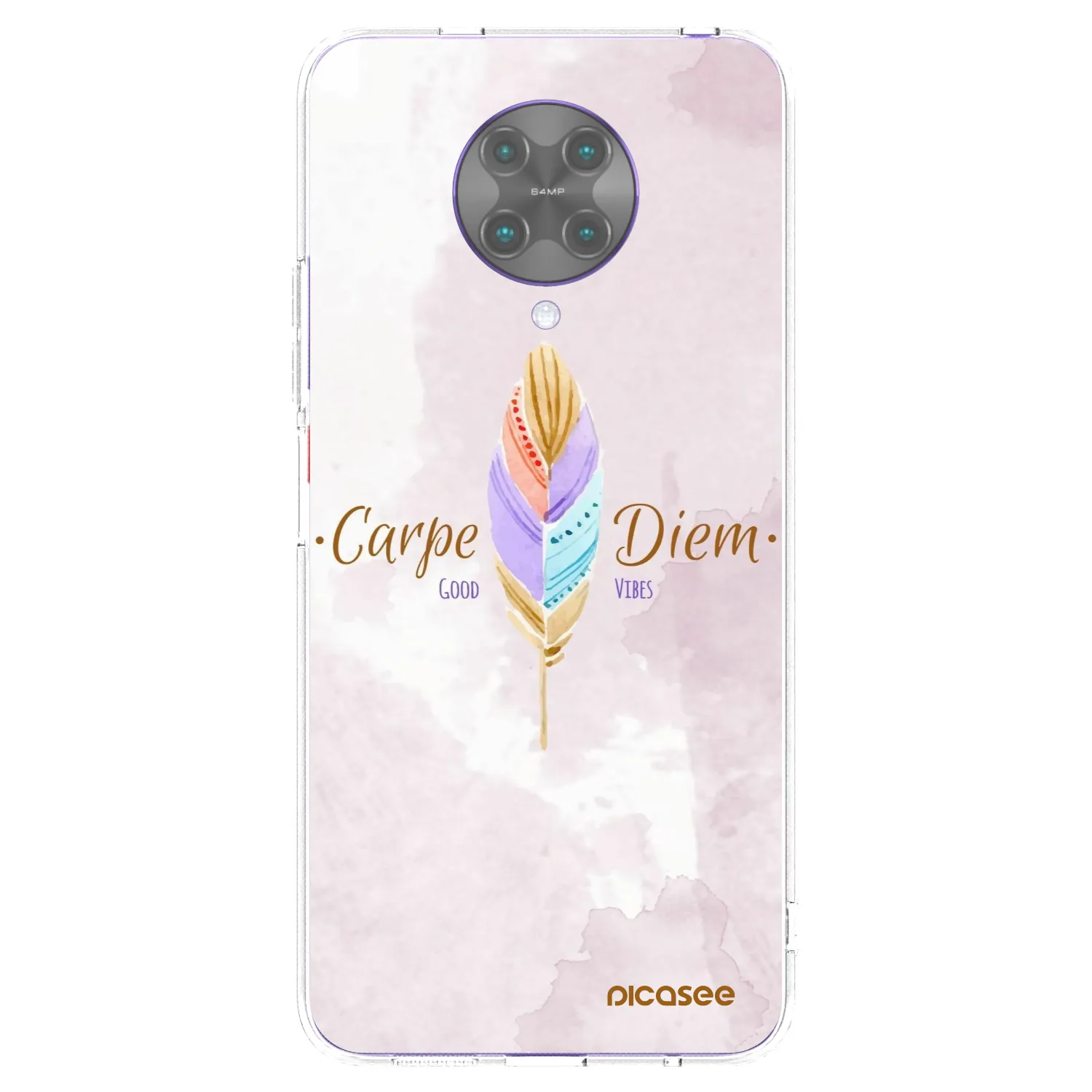 Picasee silikonski prozorni ovitek za Xiaomi Poco F2 Pro - Carpe Diem